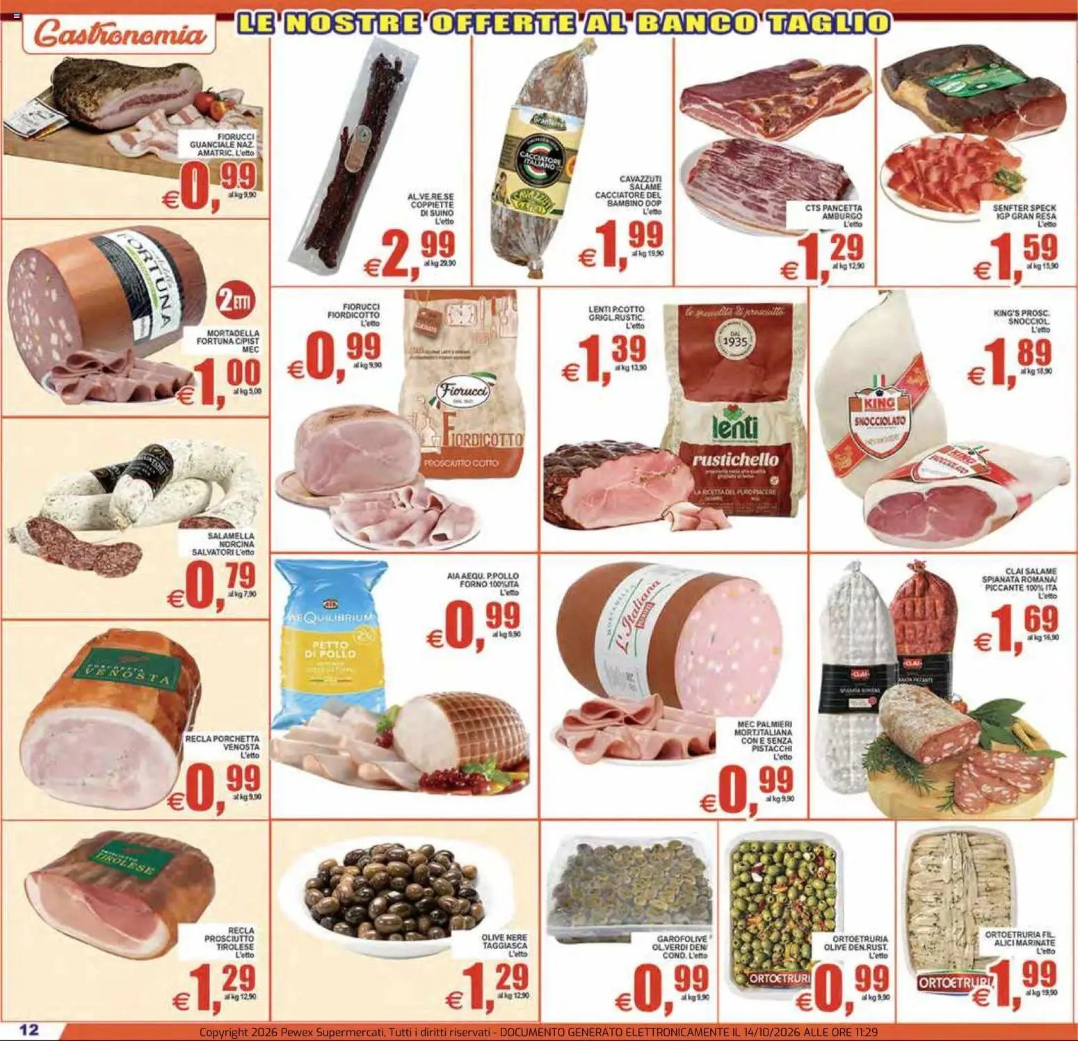 Pewex volantino via Rubicone