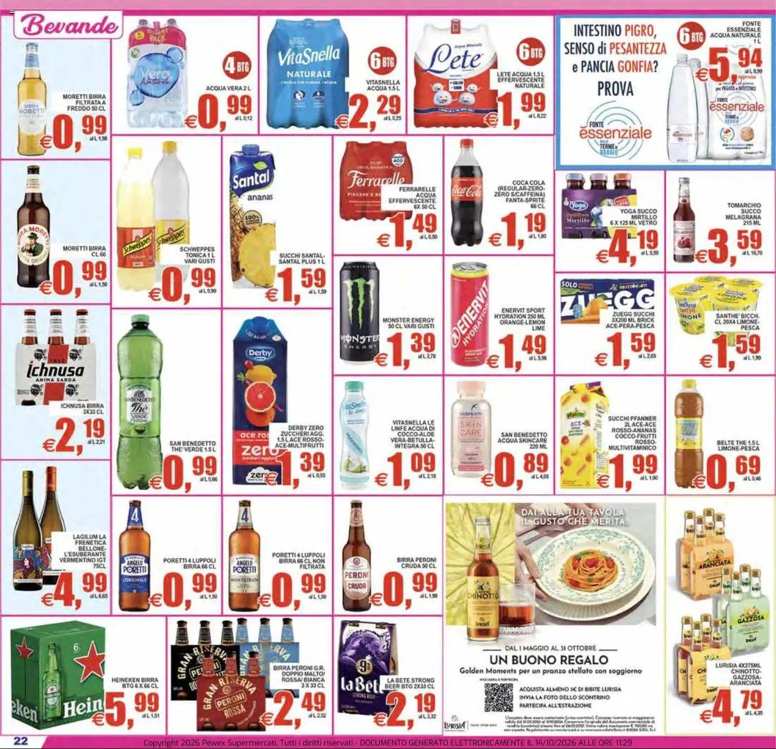 Pewex volantino via Rubicone