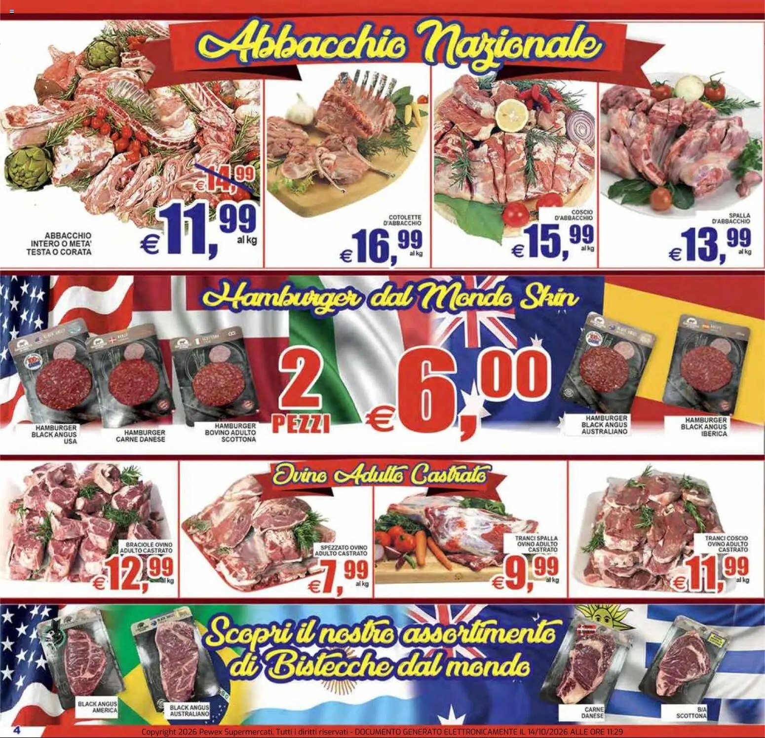 Pewex volantino via Rubicone