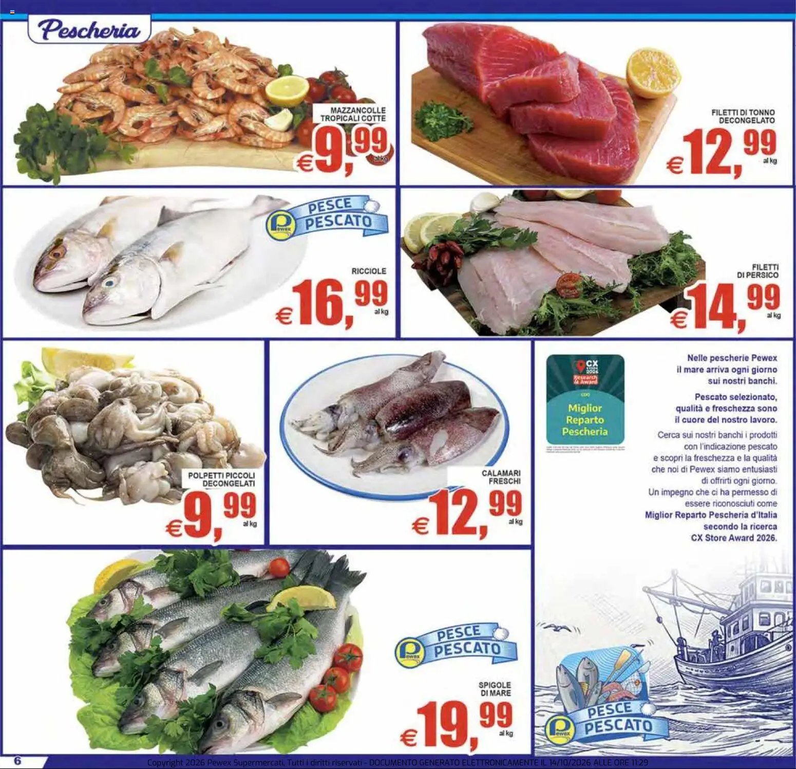 Pewex volantino via Rubicone