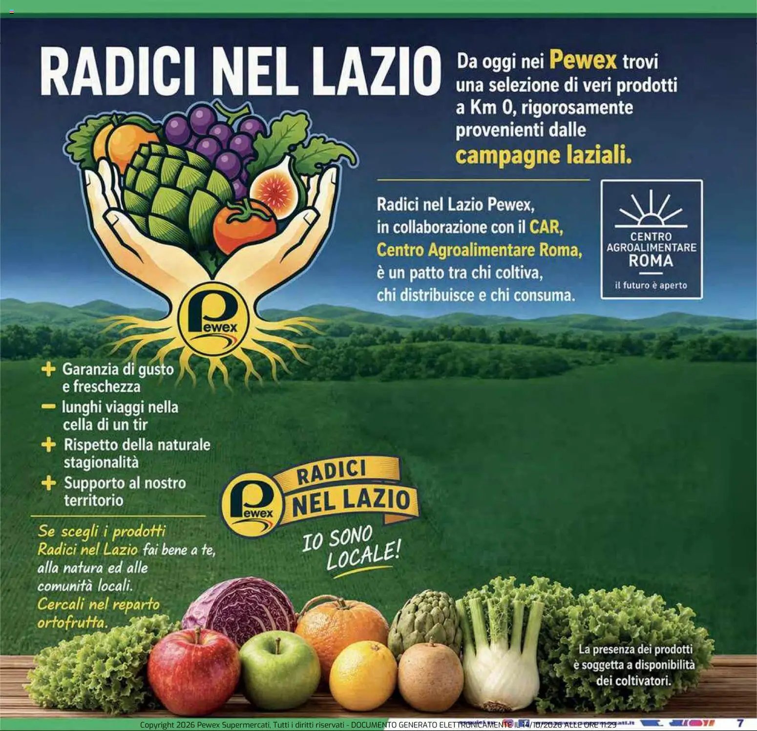 Pewex volantino via Rubicone