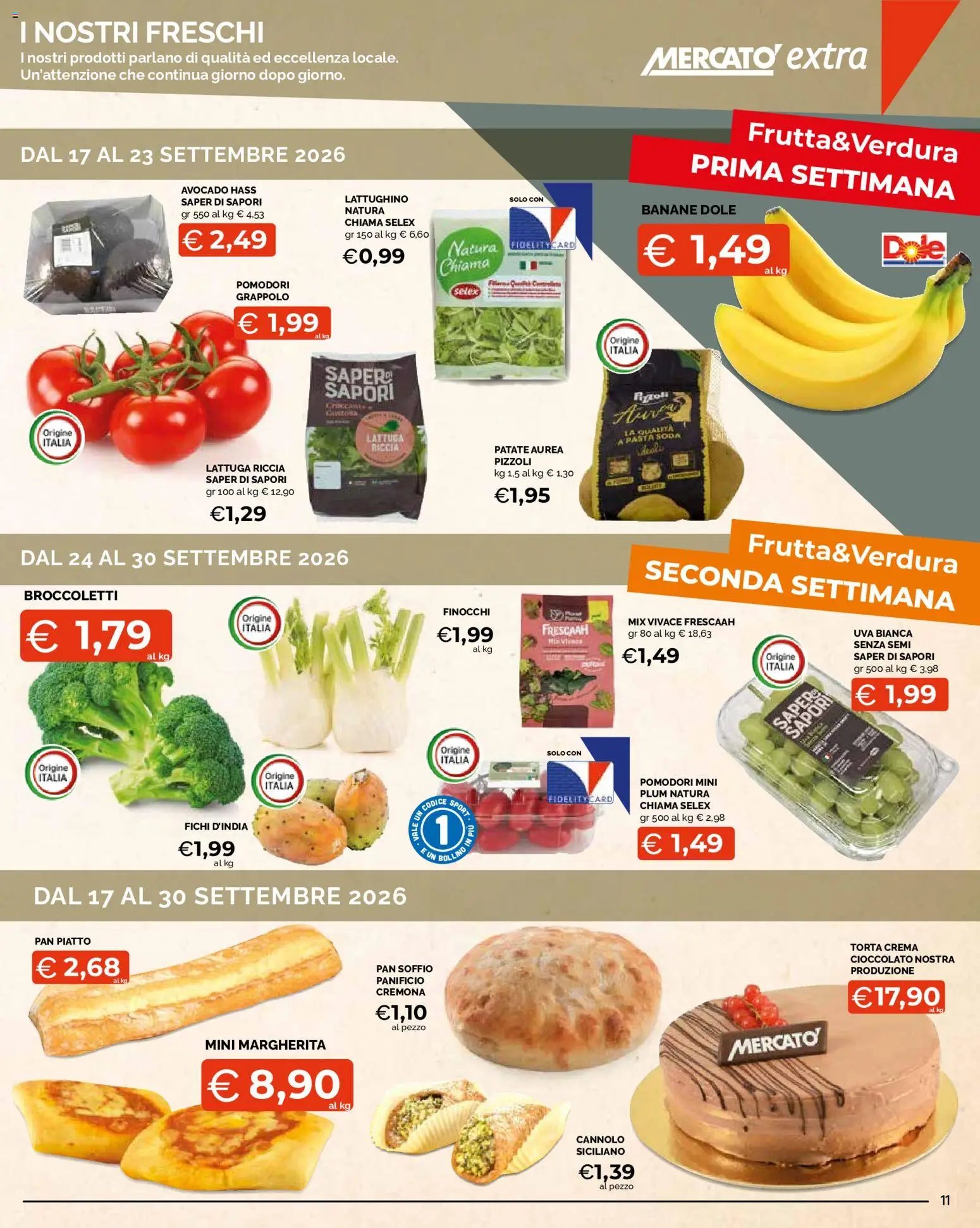 Mercatò volantino Extra