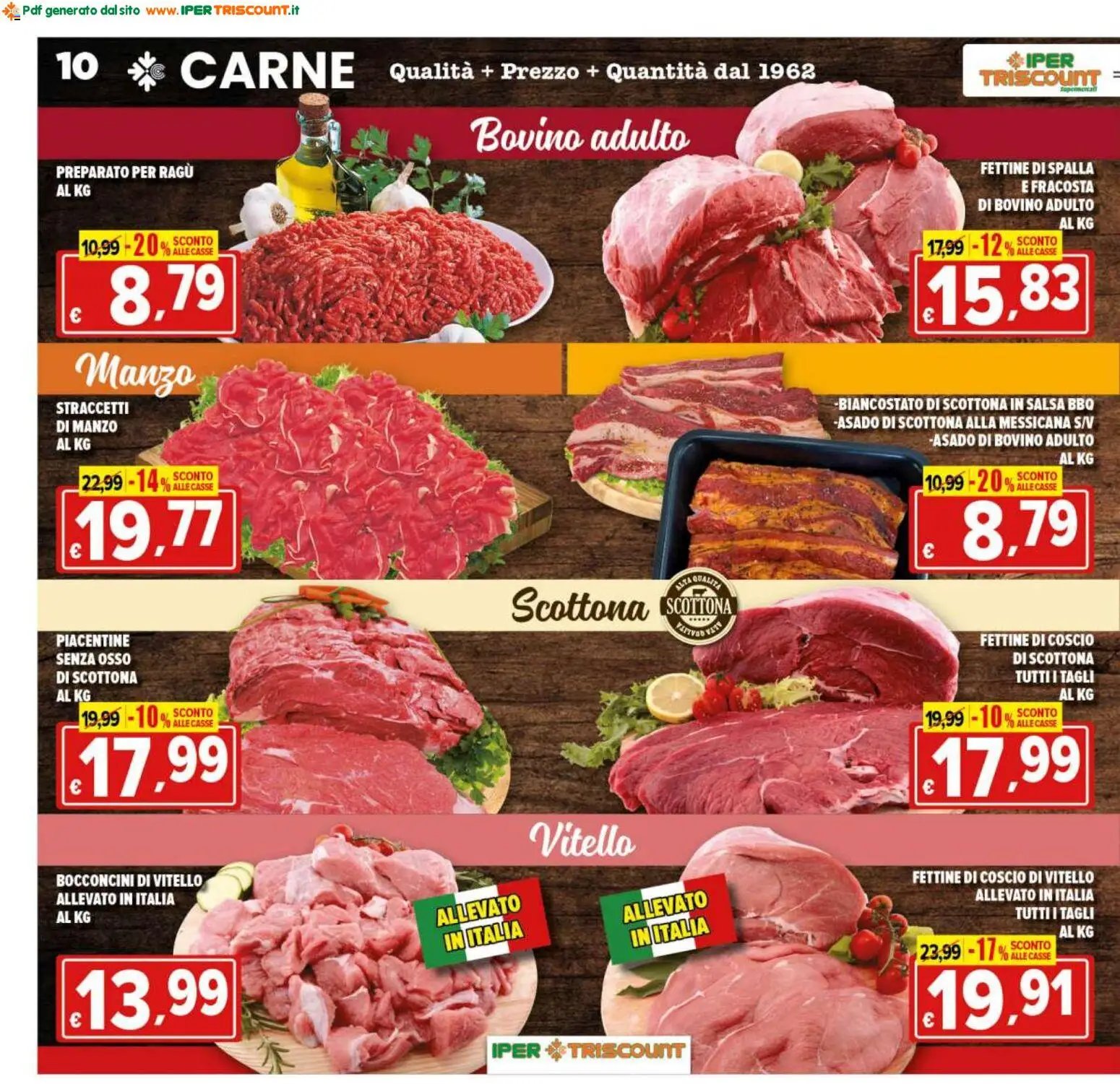 Ipertriscount volantino Casal Bertone