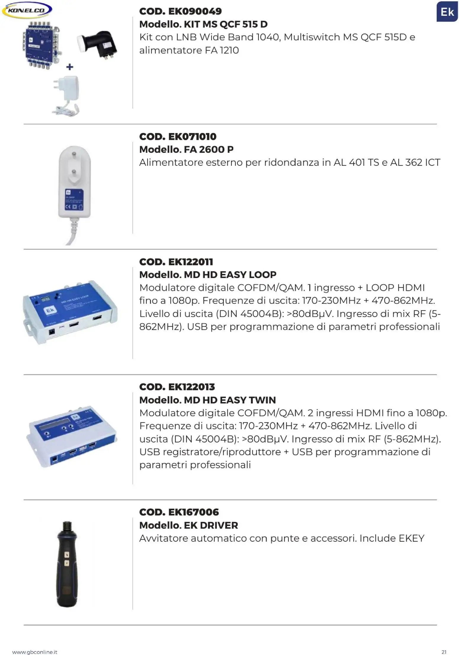 GBC Catalistino EK Konelco catalogo (2025-12-09 - 2026-05-31)