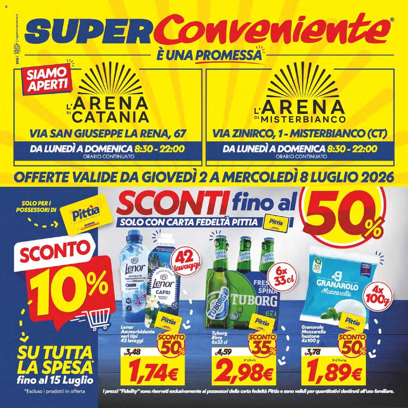 SuperConveniente volantino Misterbianco, Catania