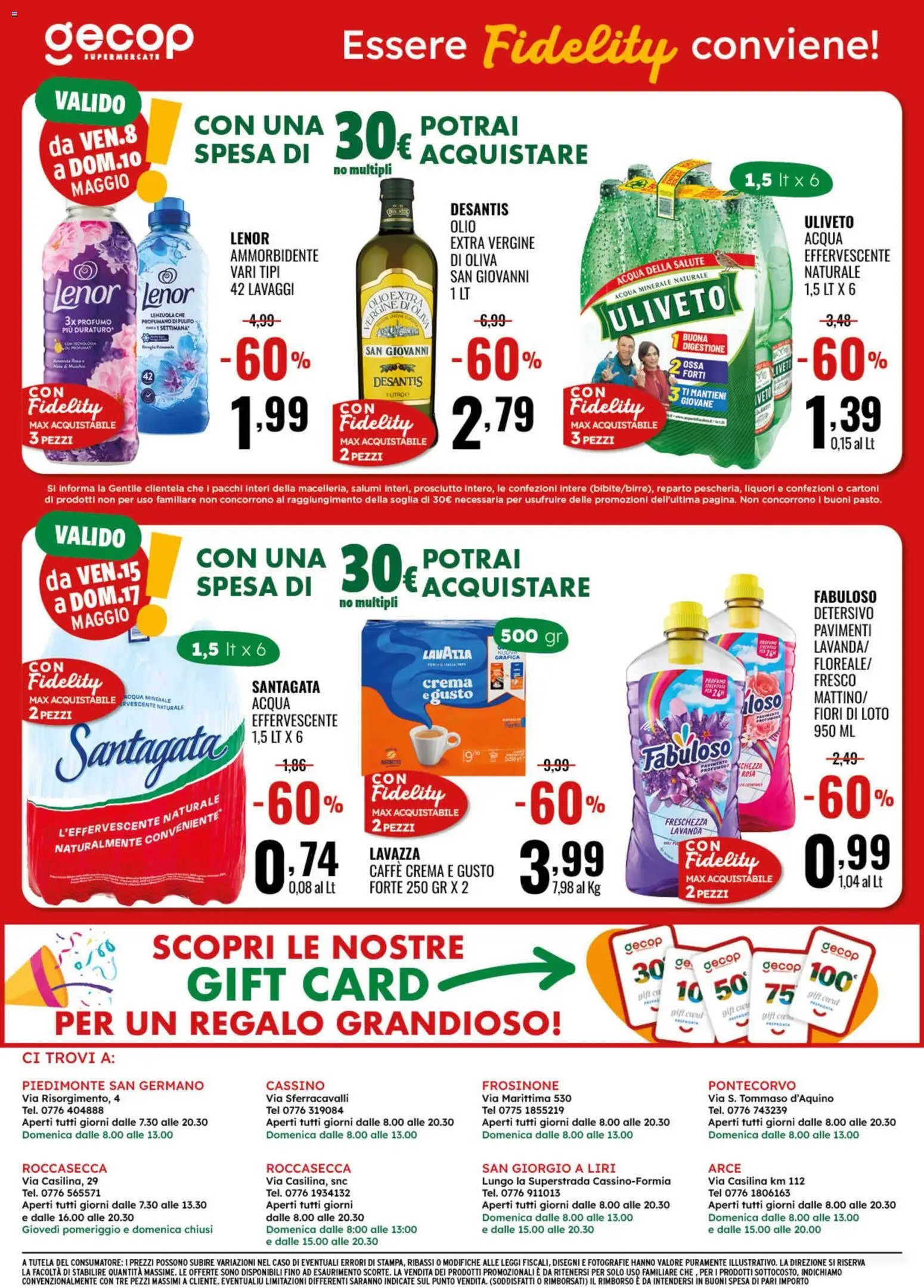 GECOP volantino (2026-05-04 - 2026-05-17)