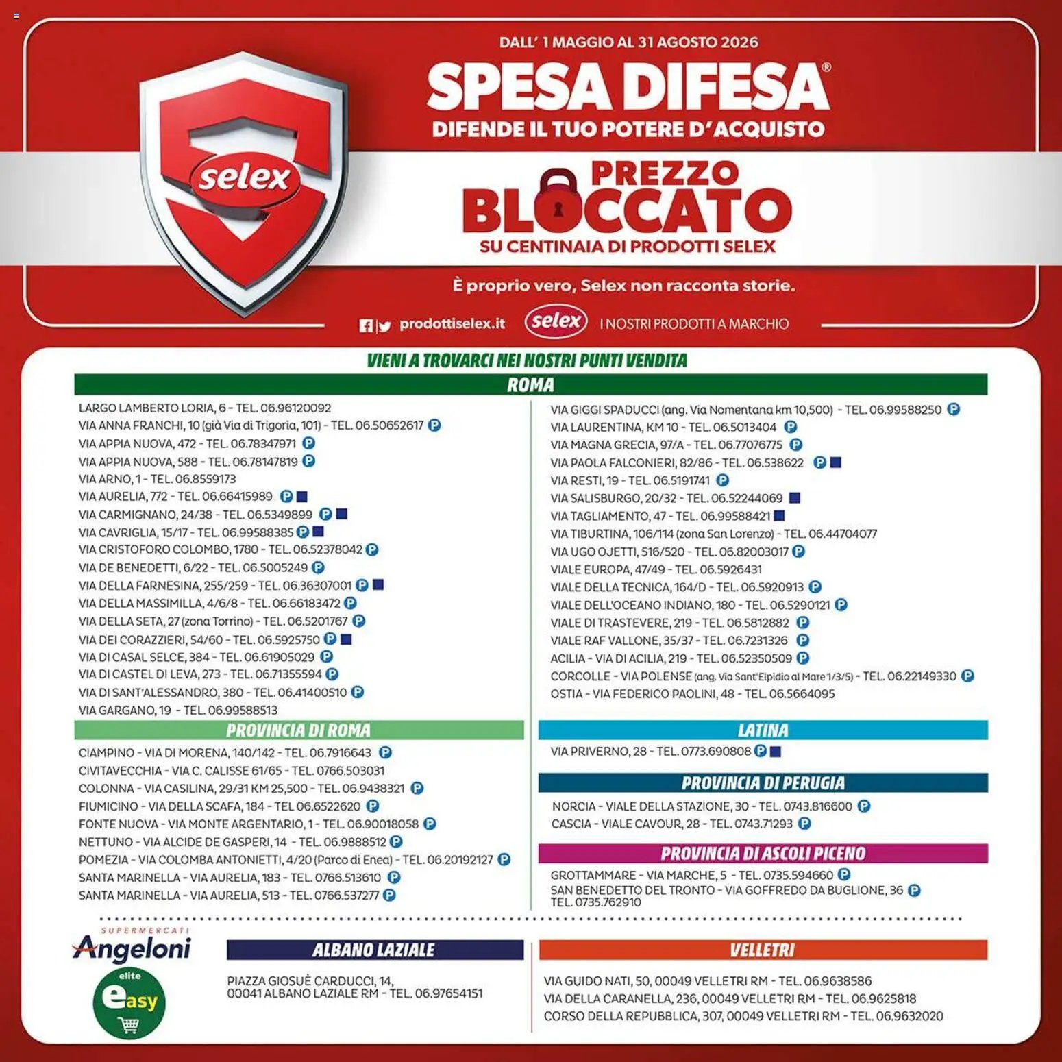 Paghi Poco volantino Spesa Difesa Selex