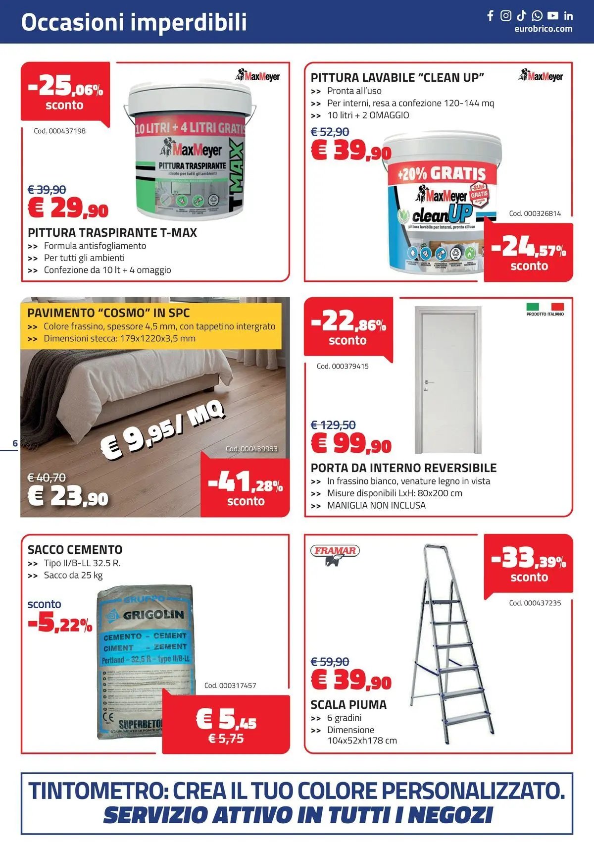 Eurobrico - Sconti fino al 53%