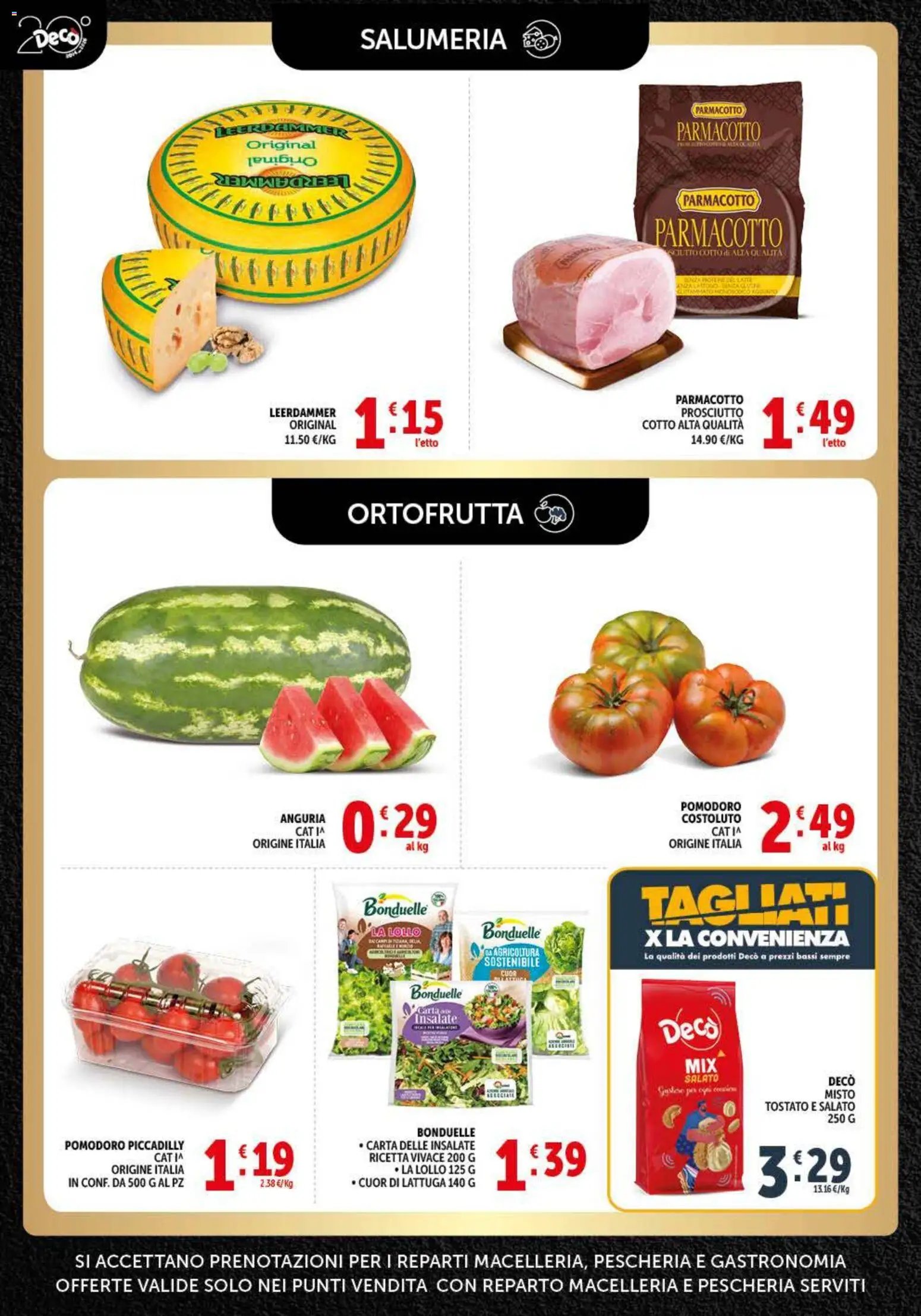Decò volantino Gourmet