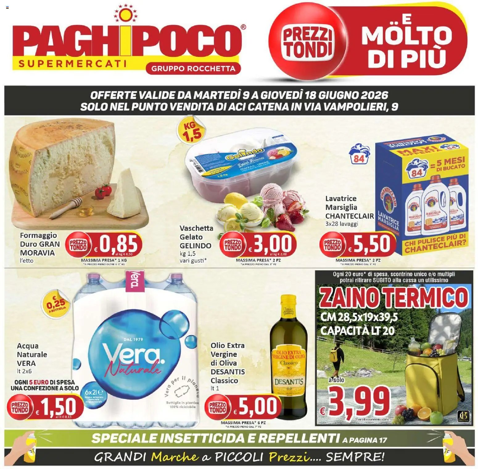 Paghi Poco volantino