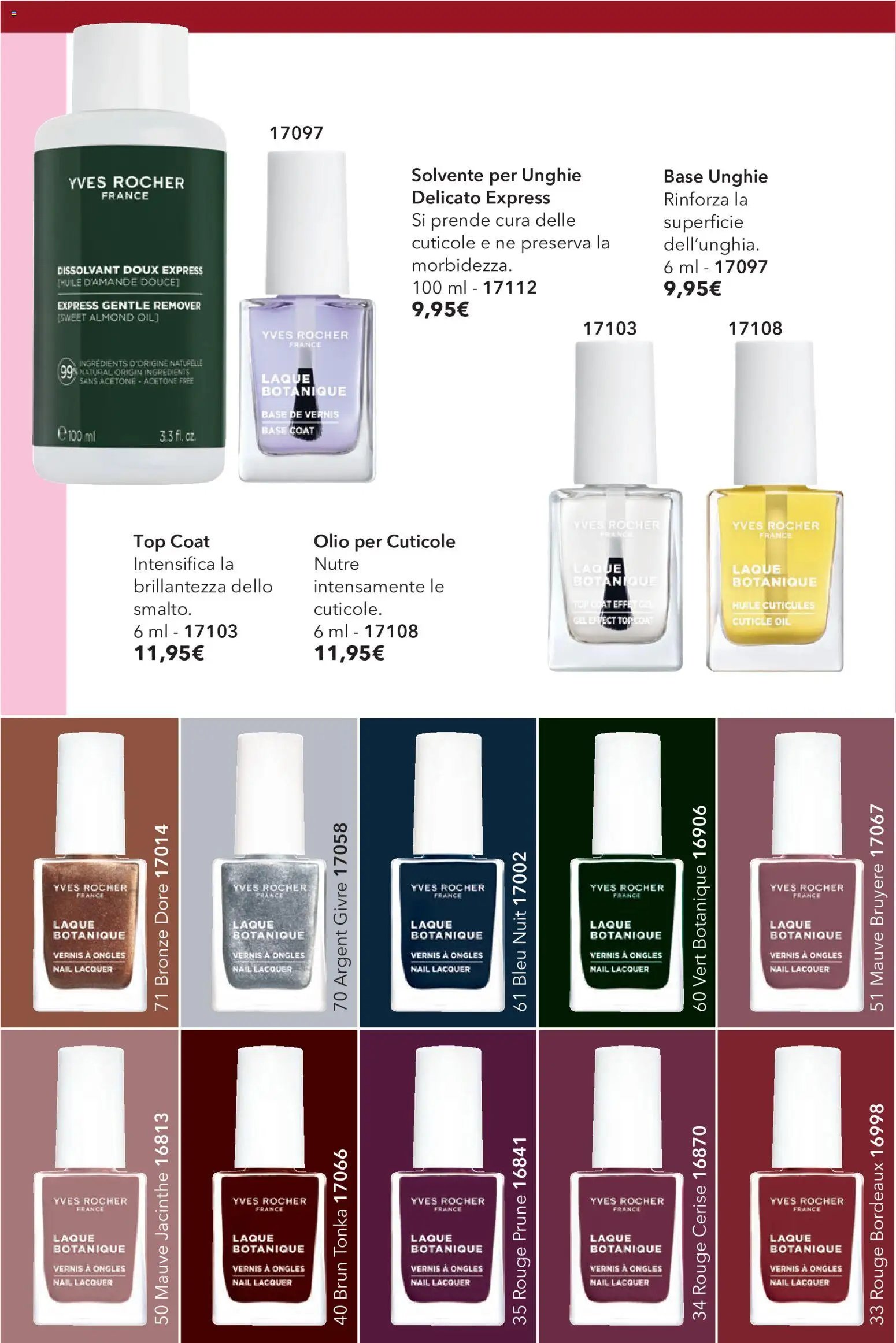 Yves Rocher catalogo Estate Senza Fine