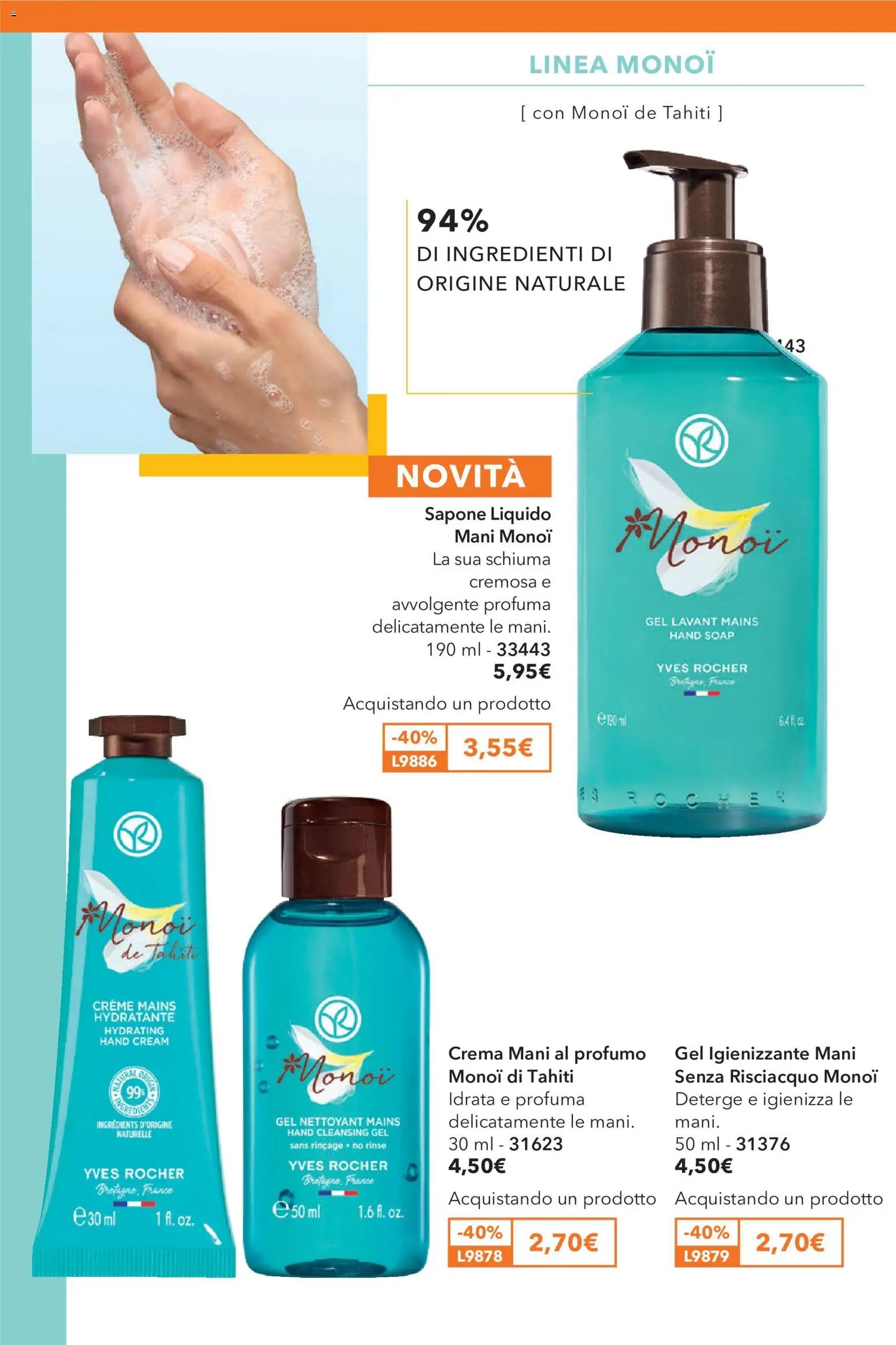 Yves Rocher catalogo Estate Senza Fine