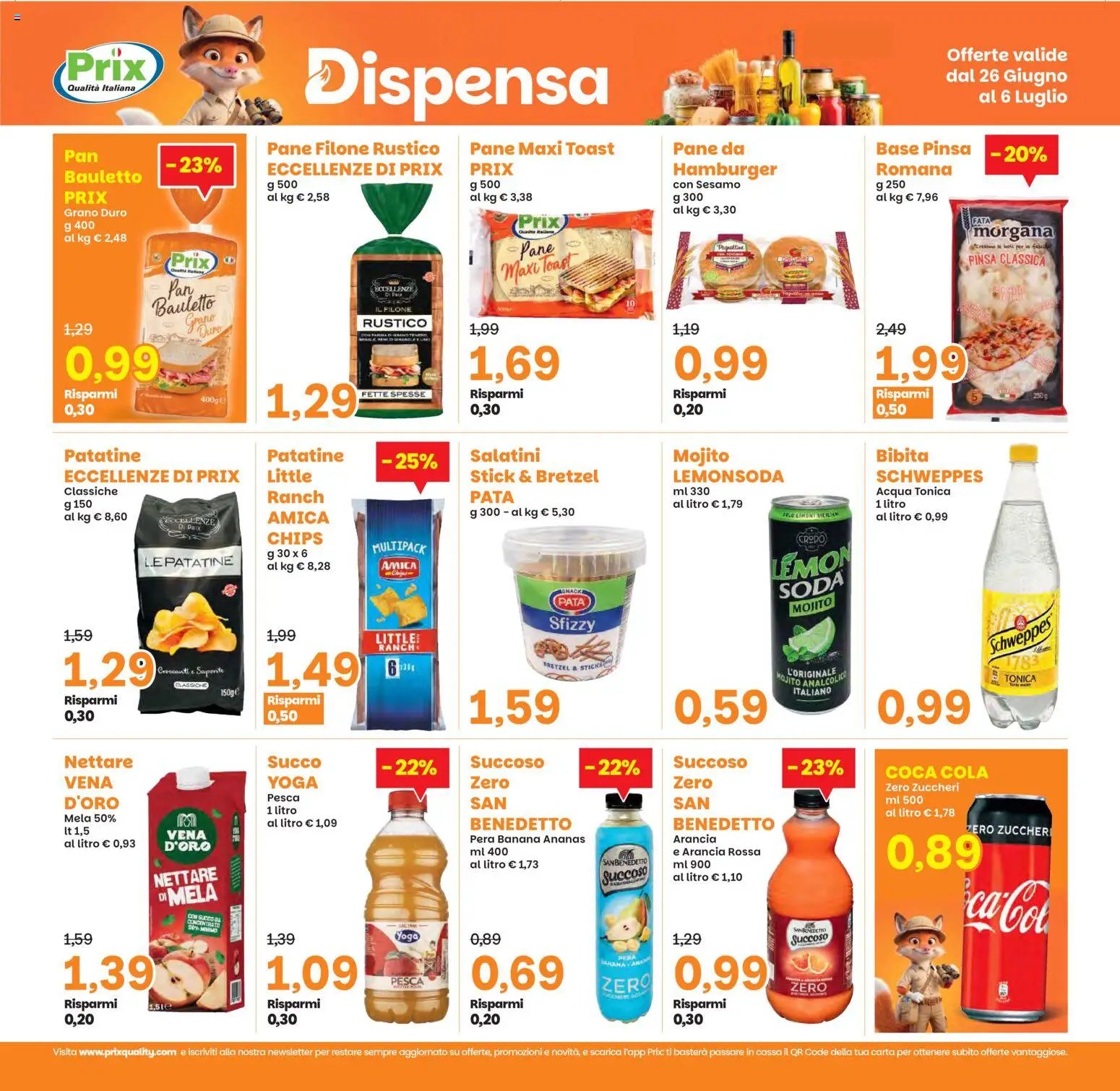 Prix volantino Taglio di Po