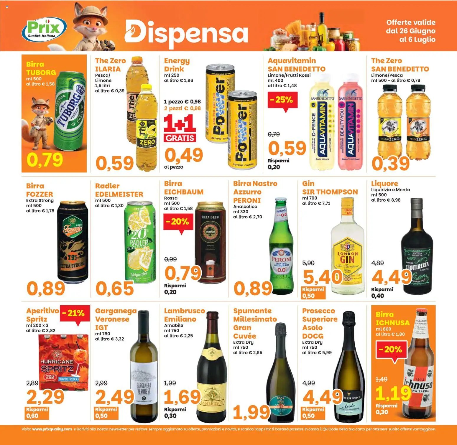 Prix volantino Taglio di Po