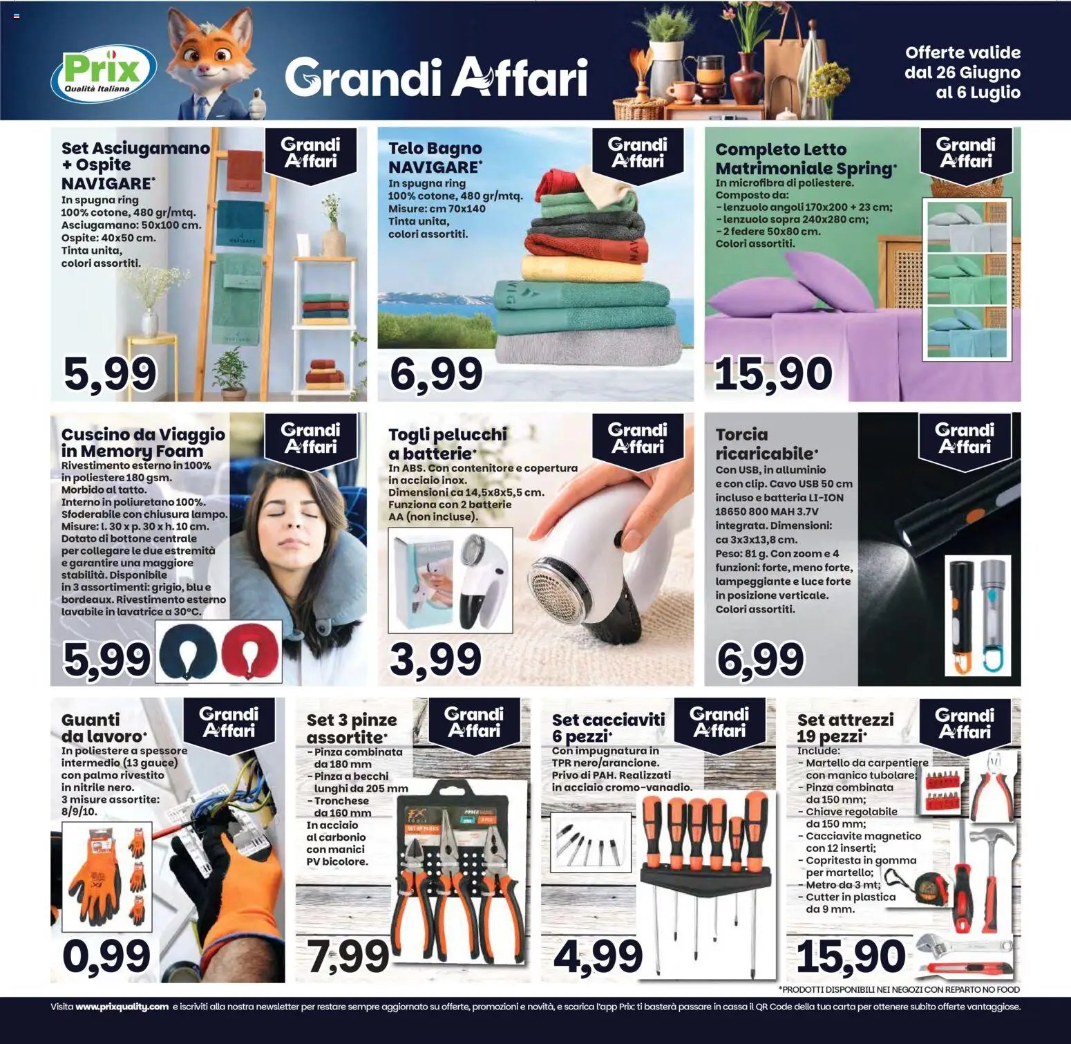 Prix volantino Taglio di Po