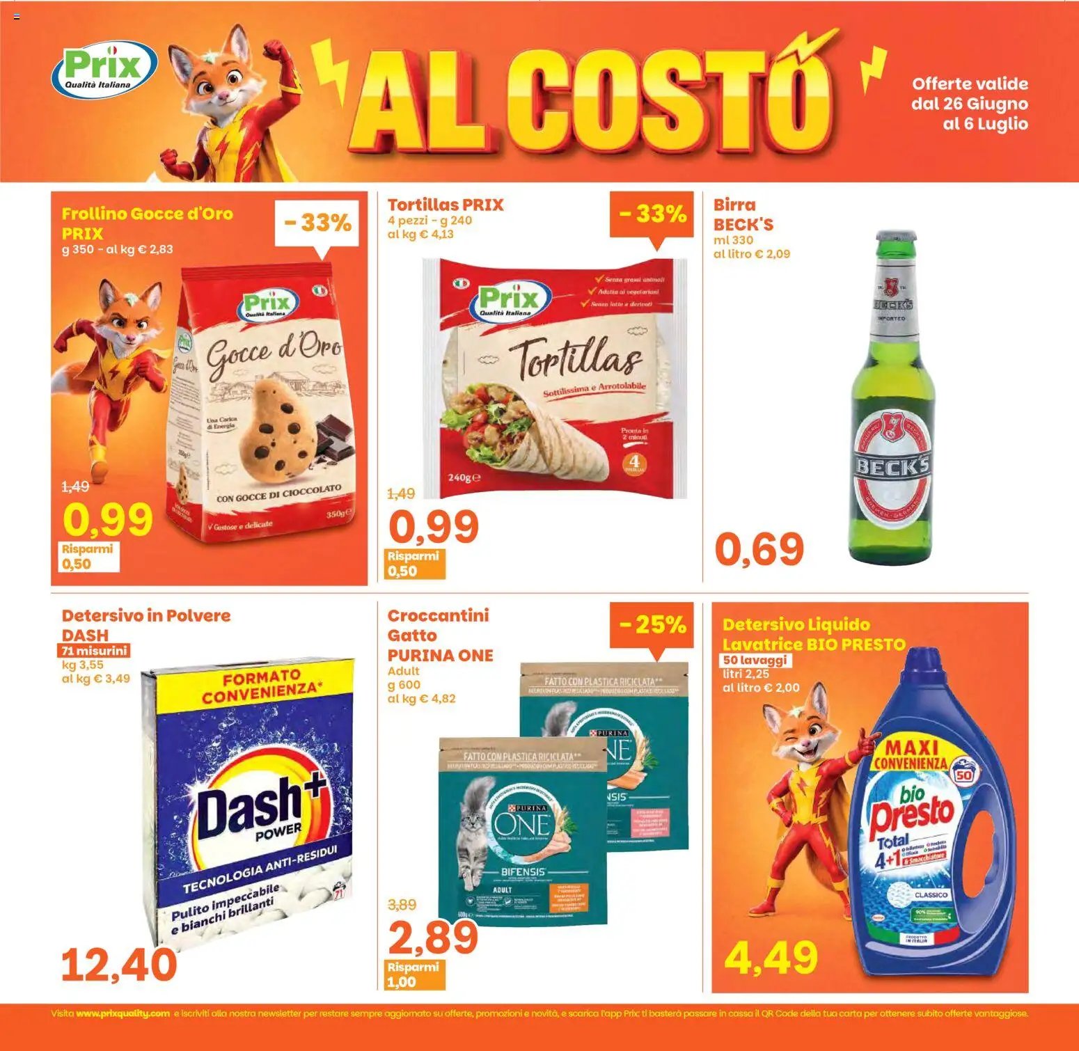 Prix volantino Taglio di Po