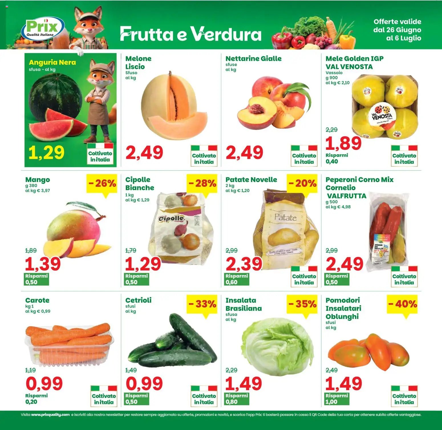 Prix volantino Taglio di Po