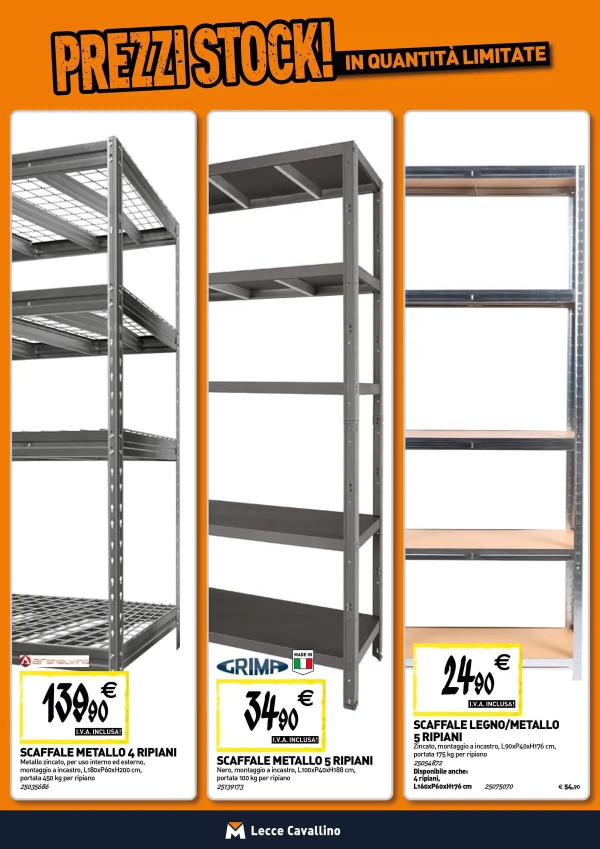 TECNOMAT - Straordinari prezzi stock!