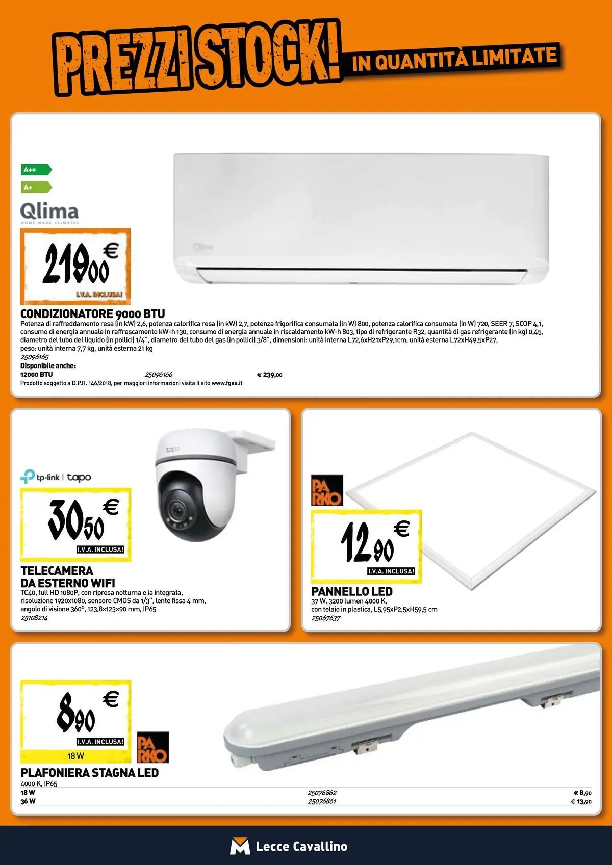TECNOMAT - Straordinari prezzi stock!