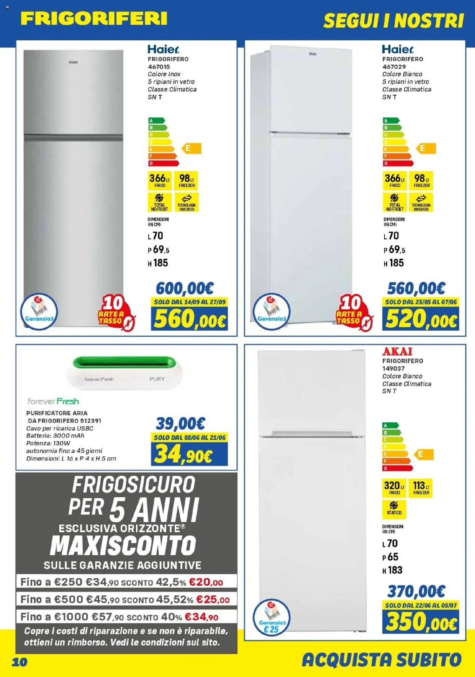 Orizzonte volantino Elettro 2026 (2026-05-08 - 2026-10-31)