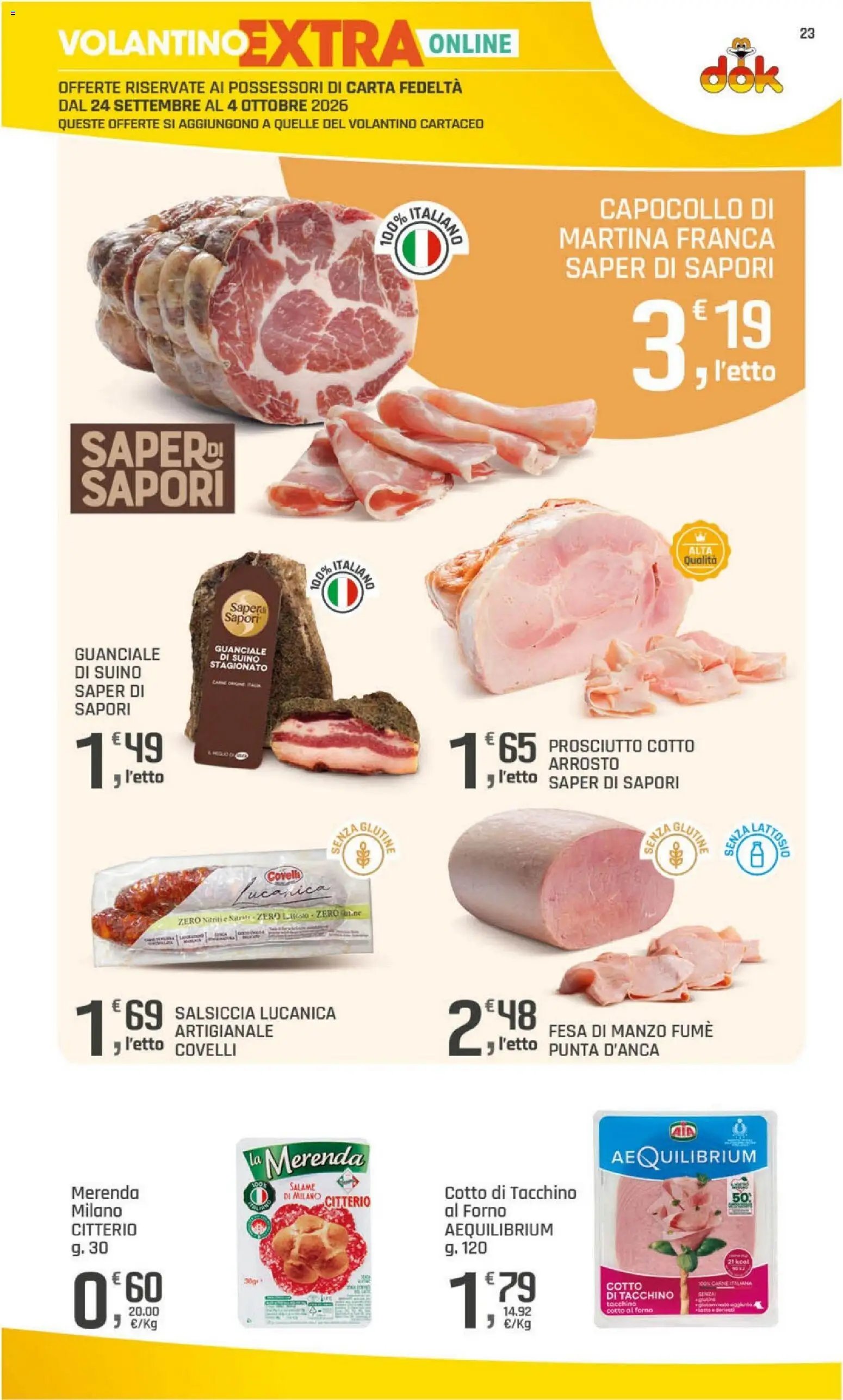 DOK volantino Apice, Pietrelcina, Paduli