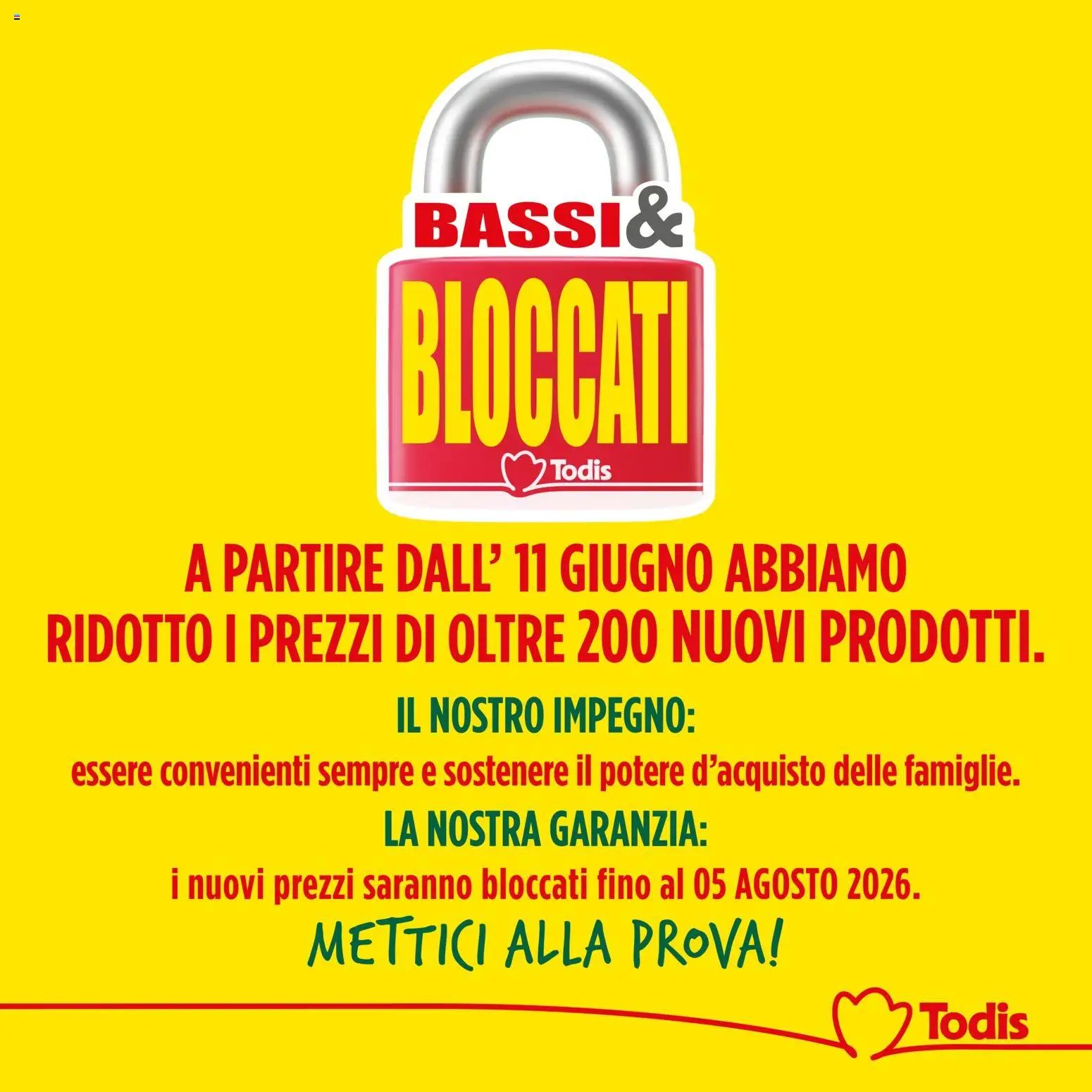 Todis volantino Bassi e Bloccati