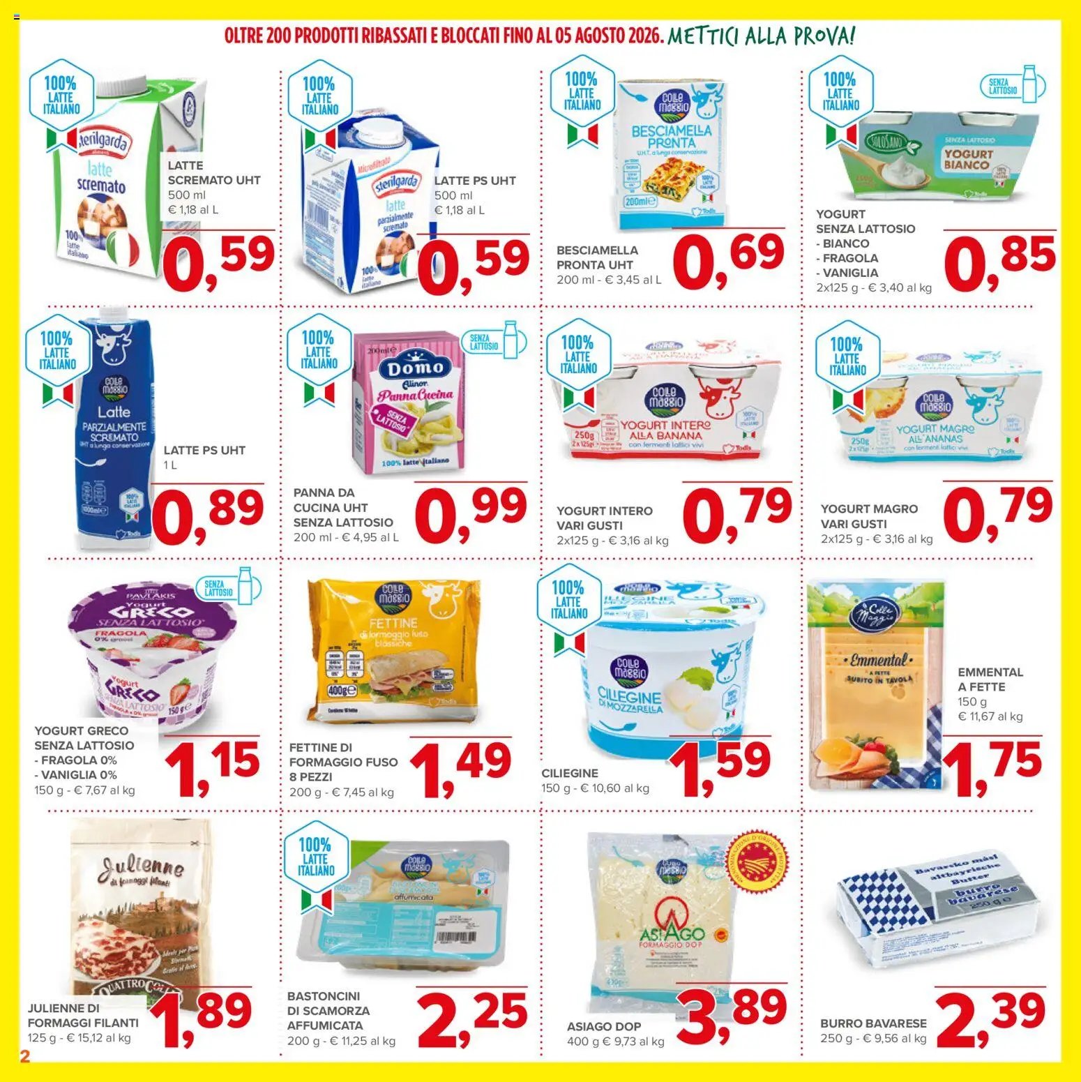 Todis volantino Bassi e Bloccati