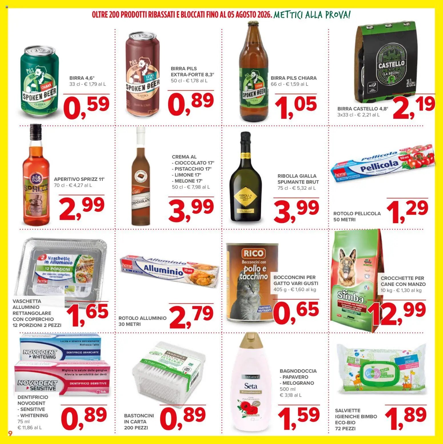 Todis volantino Bassi e Bloccati