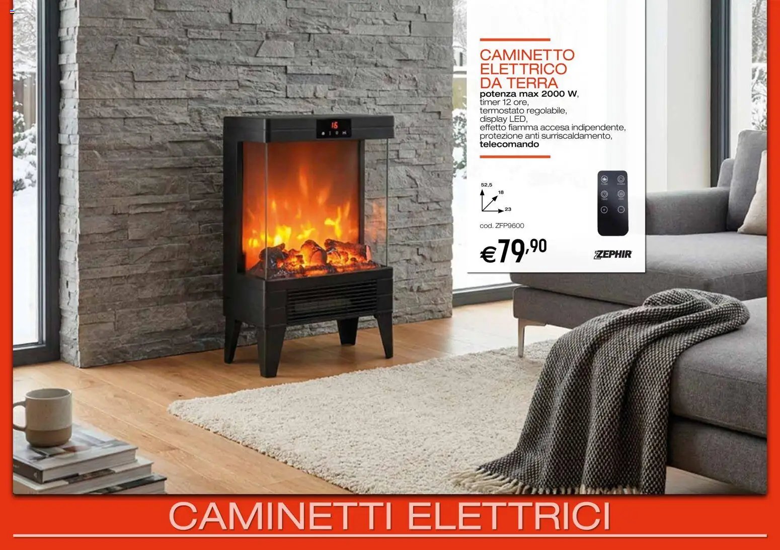 Brico OK volantino Stufe Elettriche
