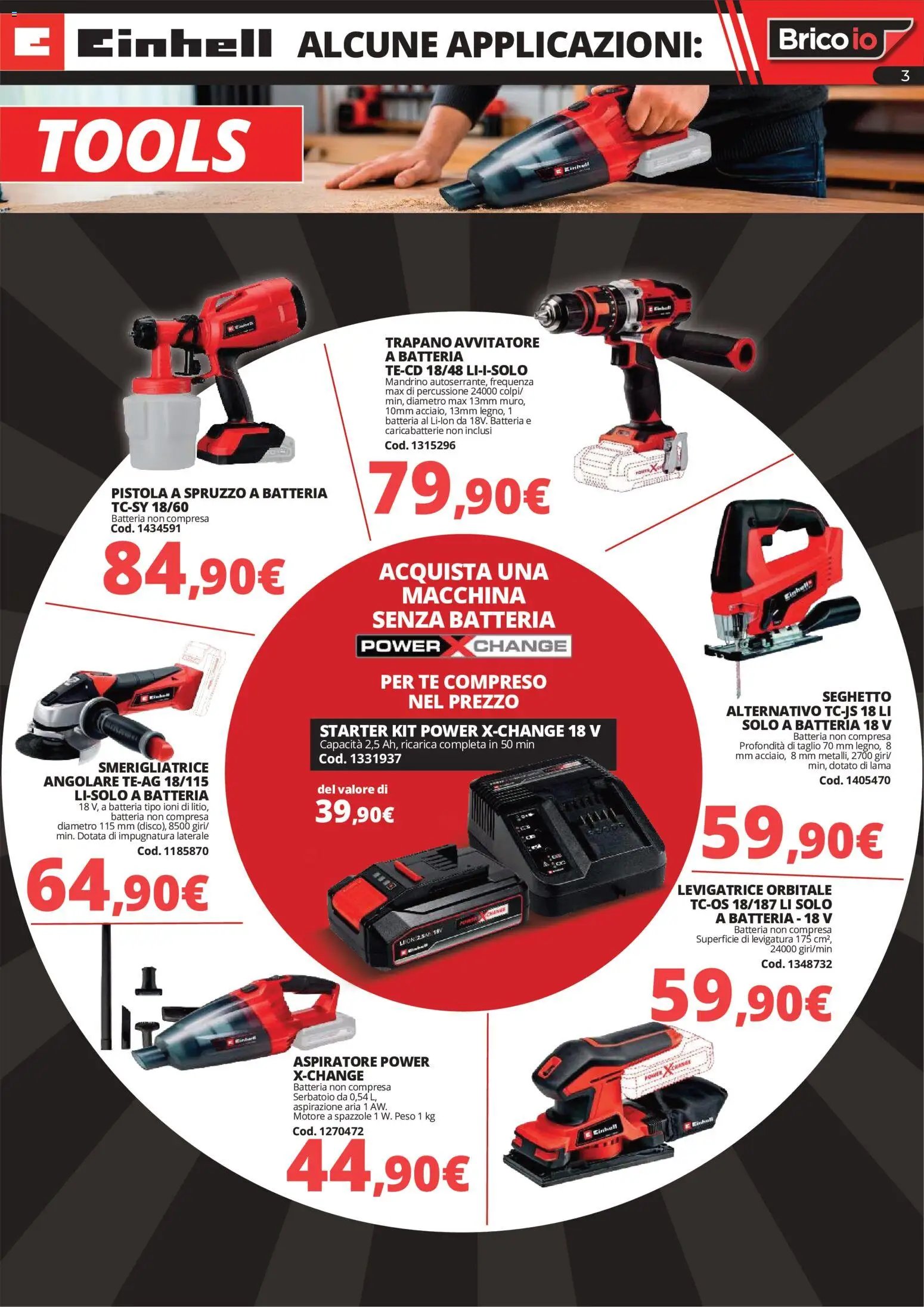 Brico io volantino Einhell