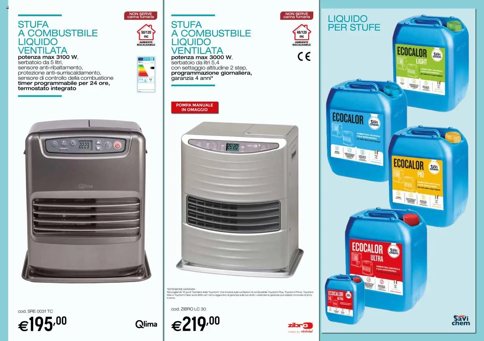 Brico OK volantino Stufe a Combustibile Liquido