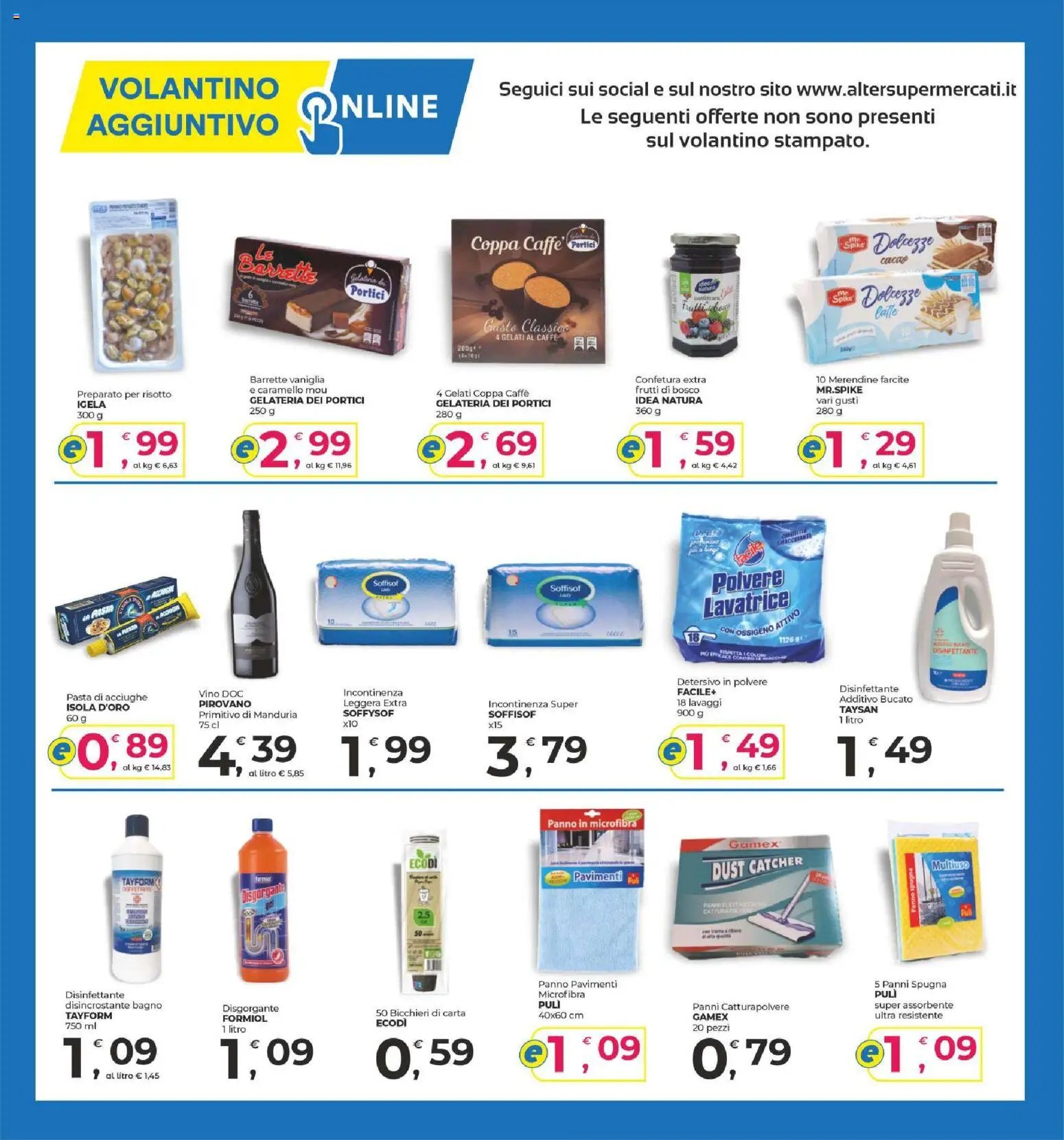 Alter Discount volantino