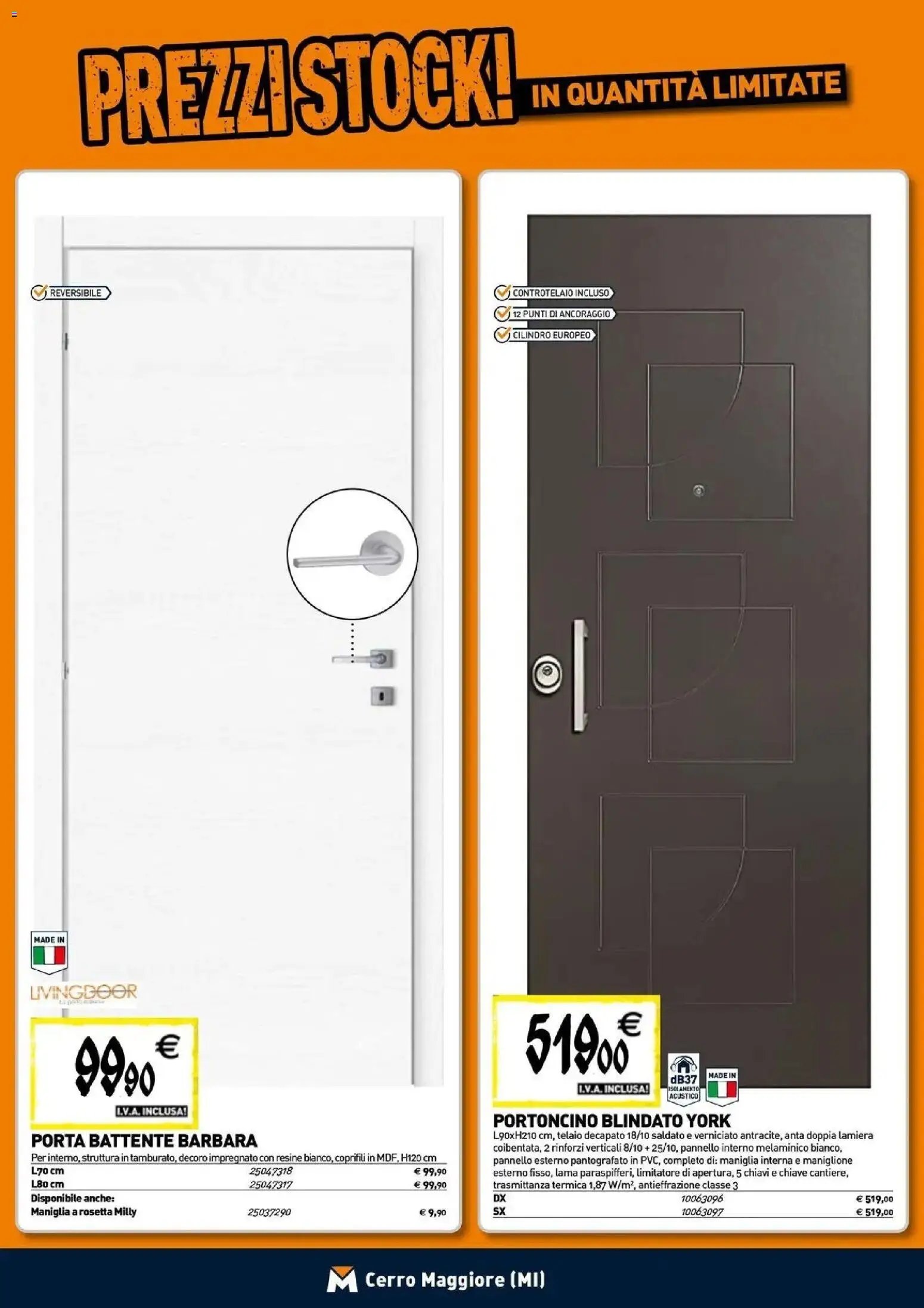 TECNOMAT - Straordinari prezzi stock!