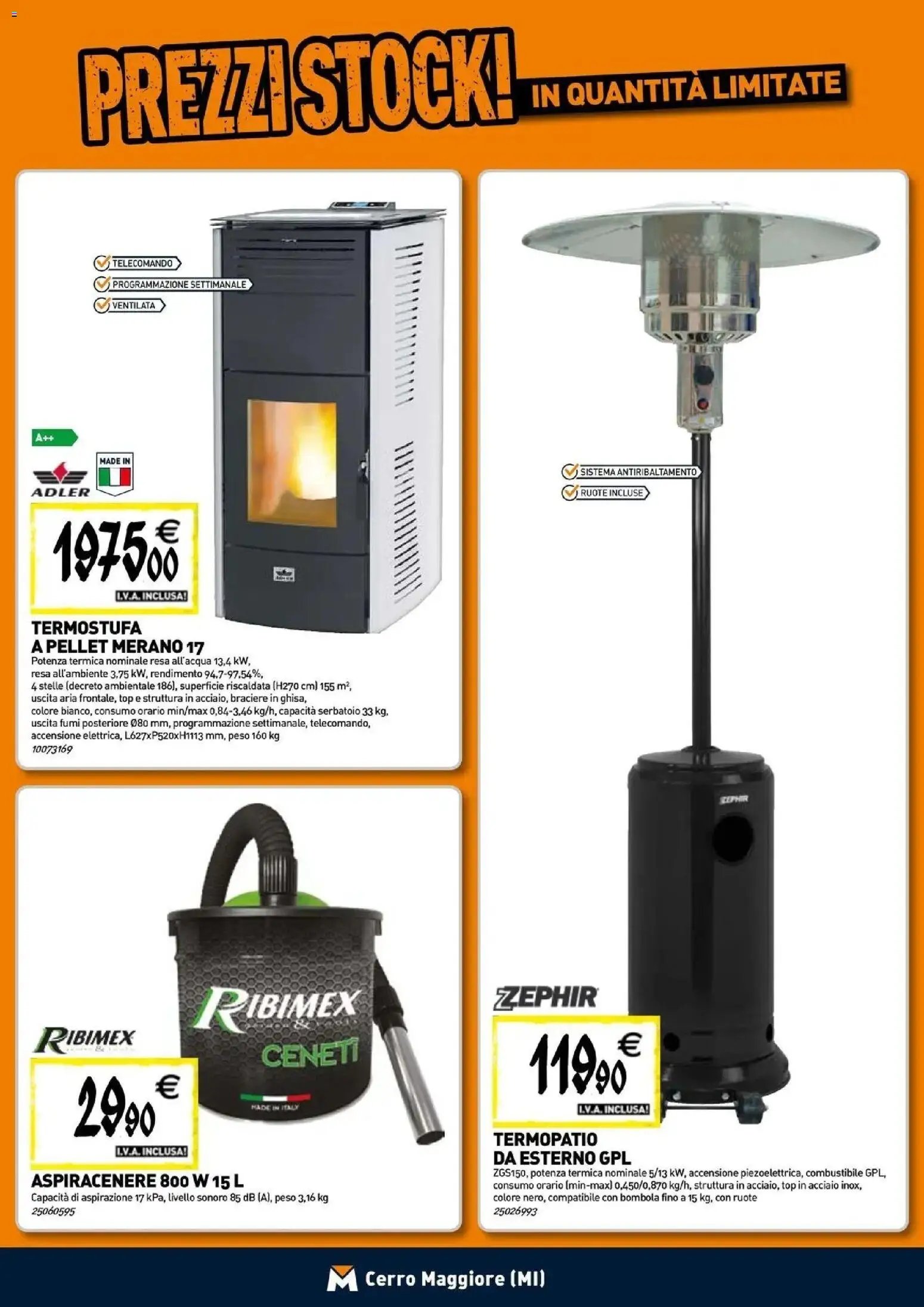 TECNOMAT - Straordinari prezzi stock!