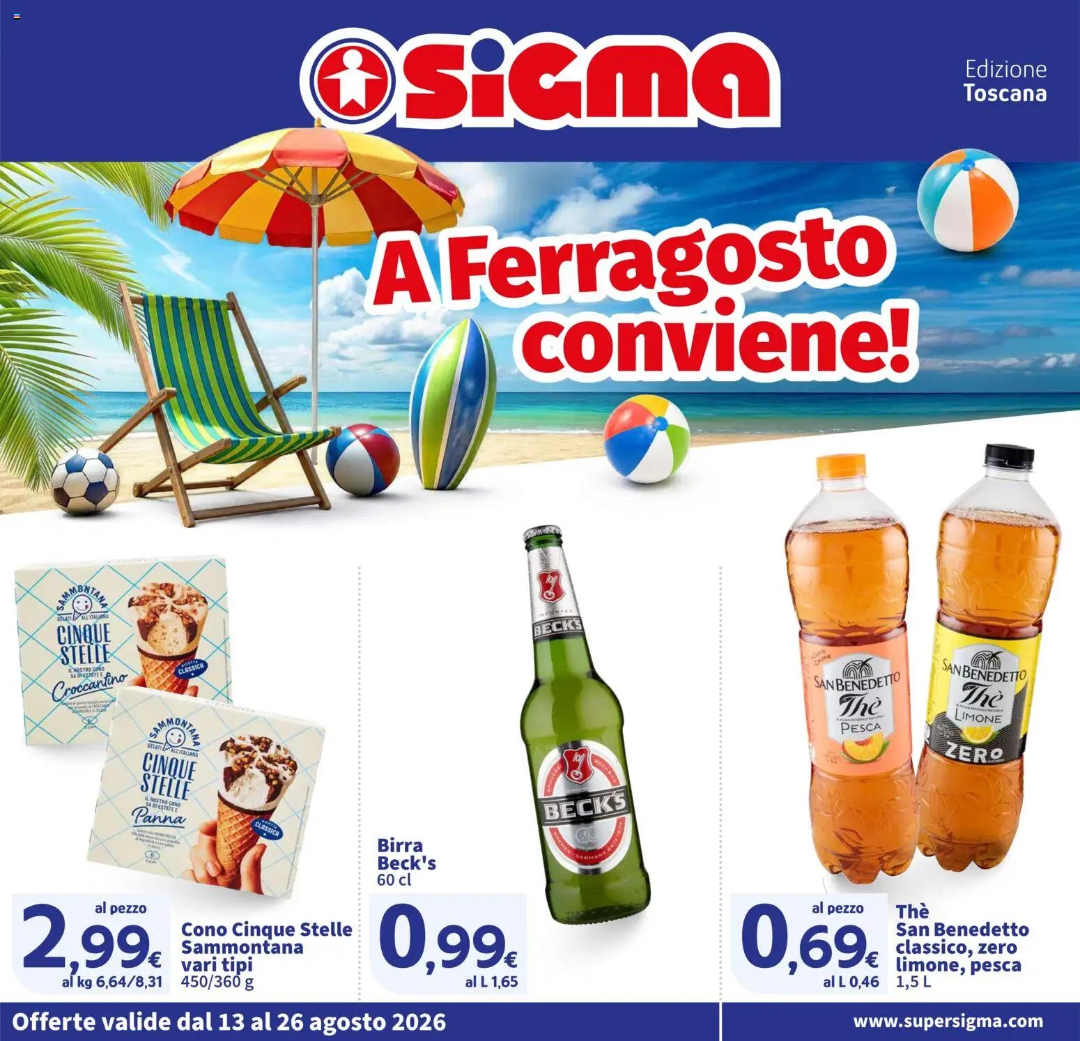SIGMA volantino Toscana