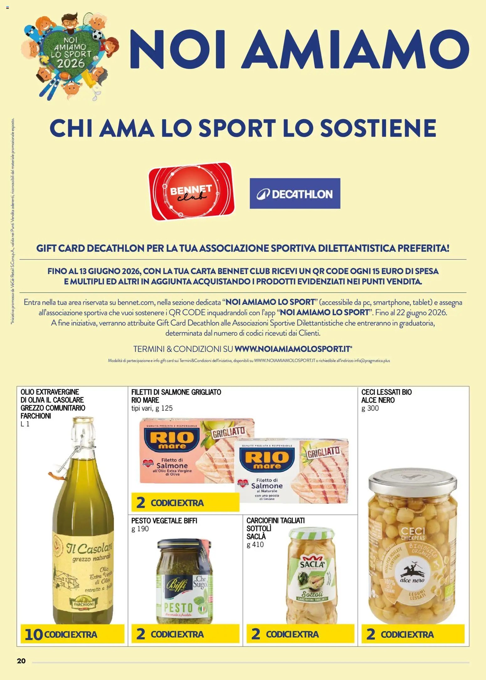 bennet volantino Prendi 3 e paghi 2