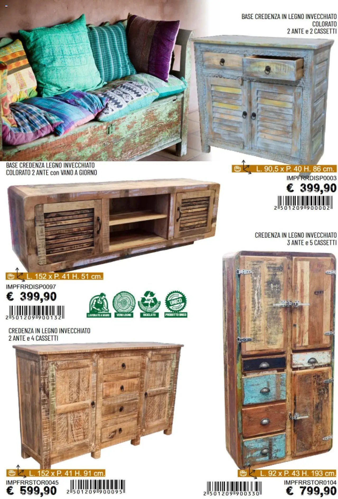 Catalogo - Mobili Etnici in Vero Legno La Prealpina	 (2024-09-27 - 2025-06-30)