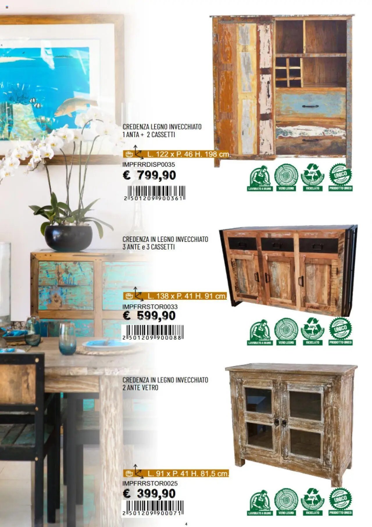 Catalogo - Mobili Etnici in Vero Legno La Prealpina	 (2024-09-27 - 2025-06-30)