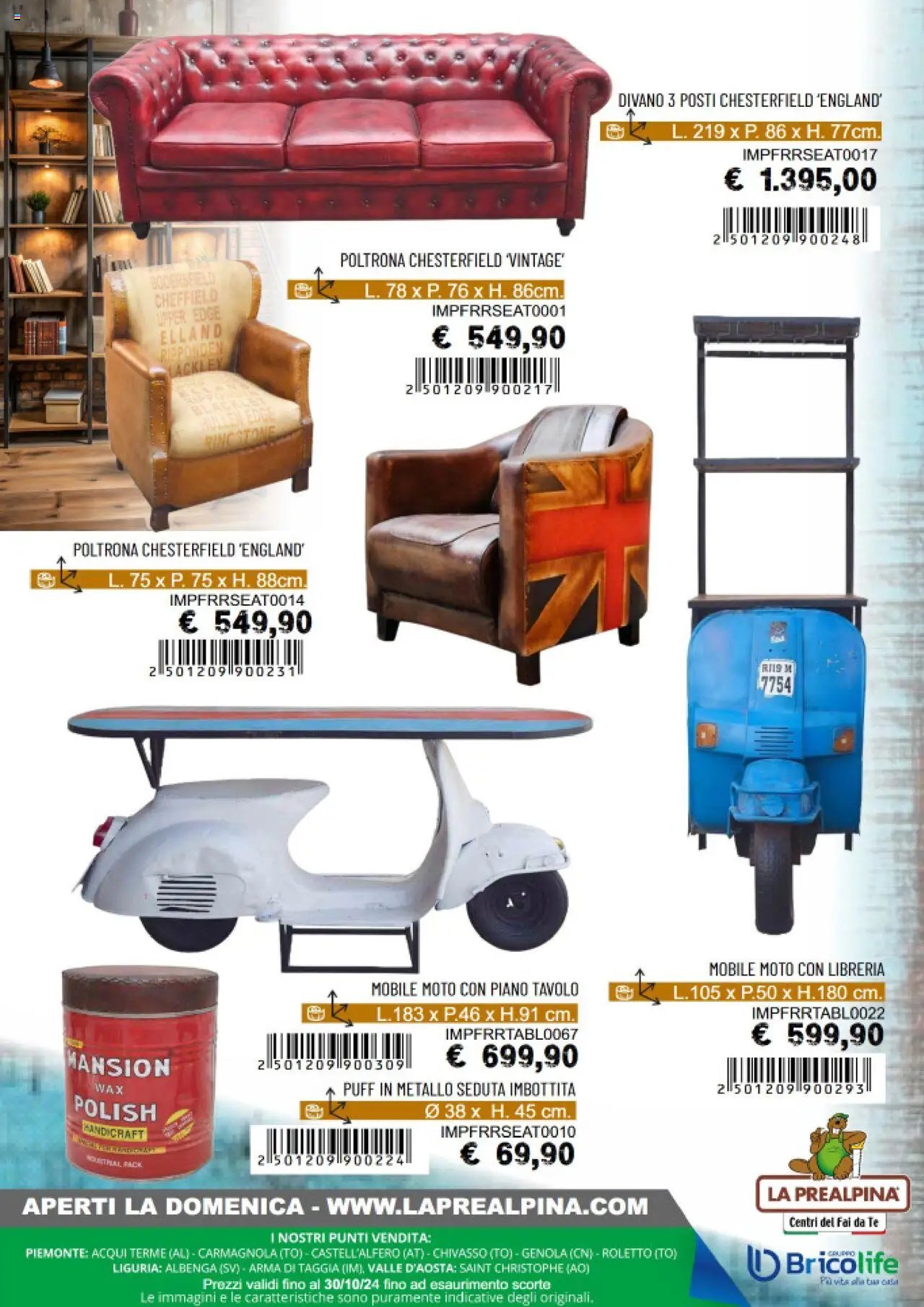 Catalogo - Mobili Etnici in Vero Legno La Prealpina	 (2024-09-27 - 2025-06-30)