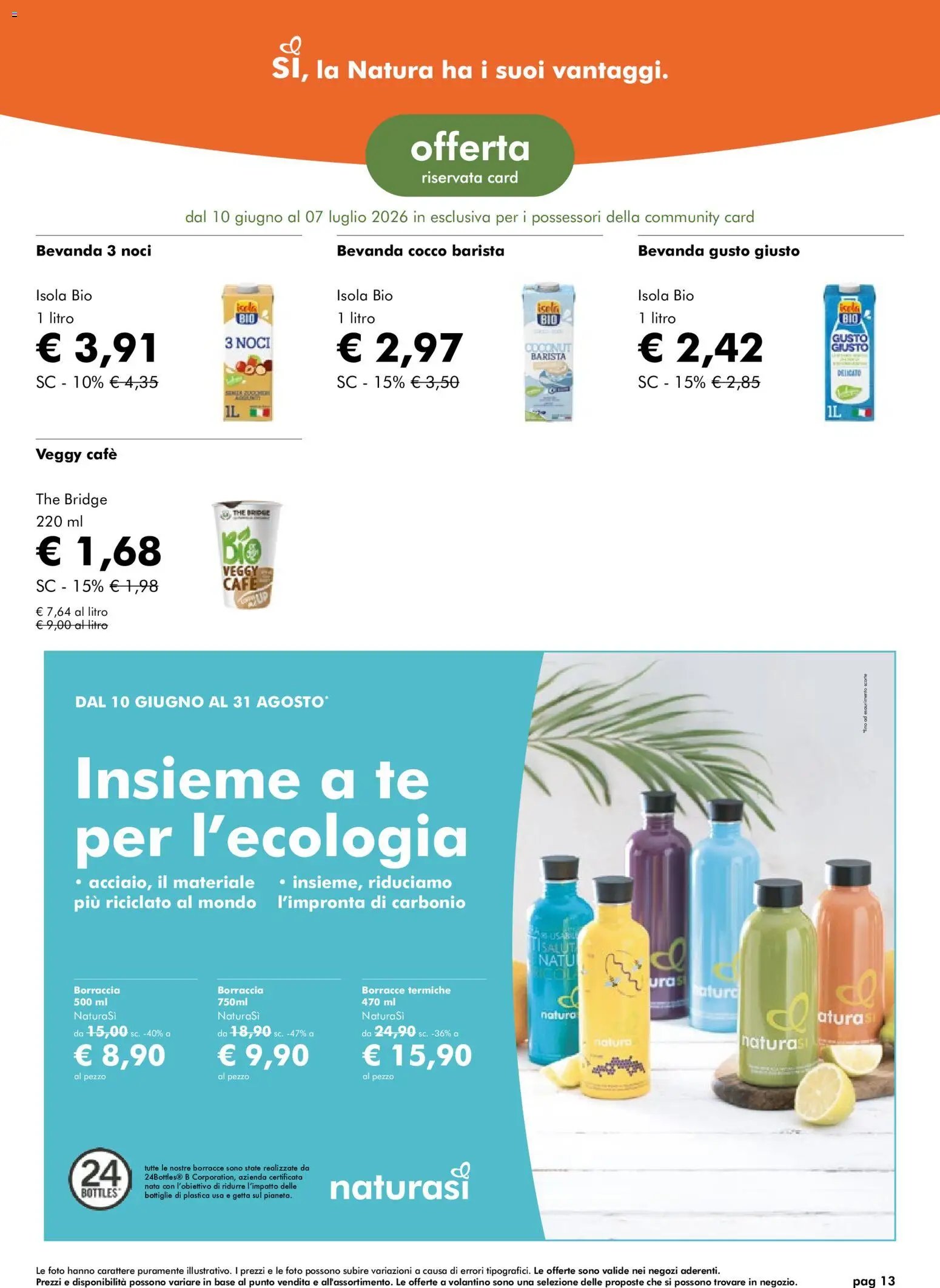 Natura Sì volantino