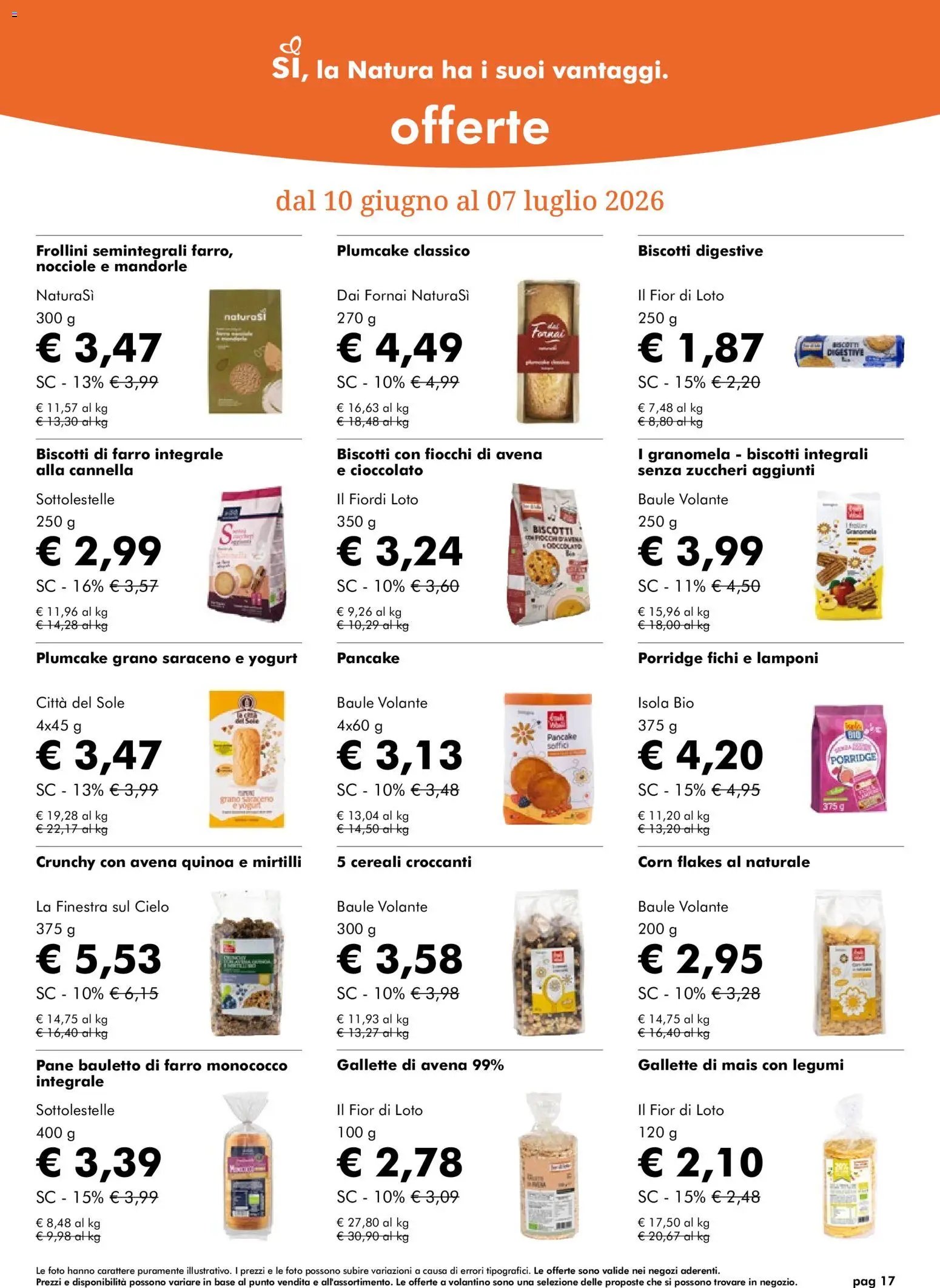 Natura Sì volantino