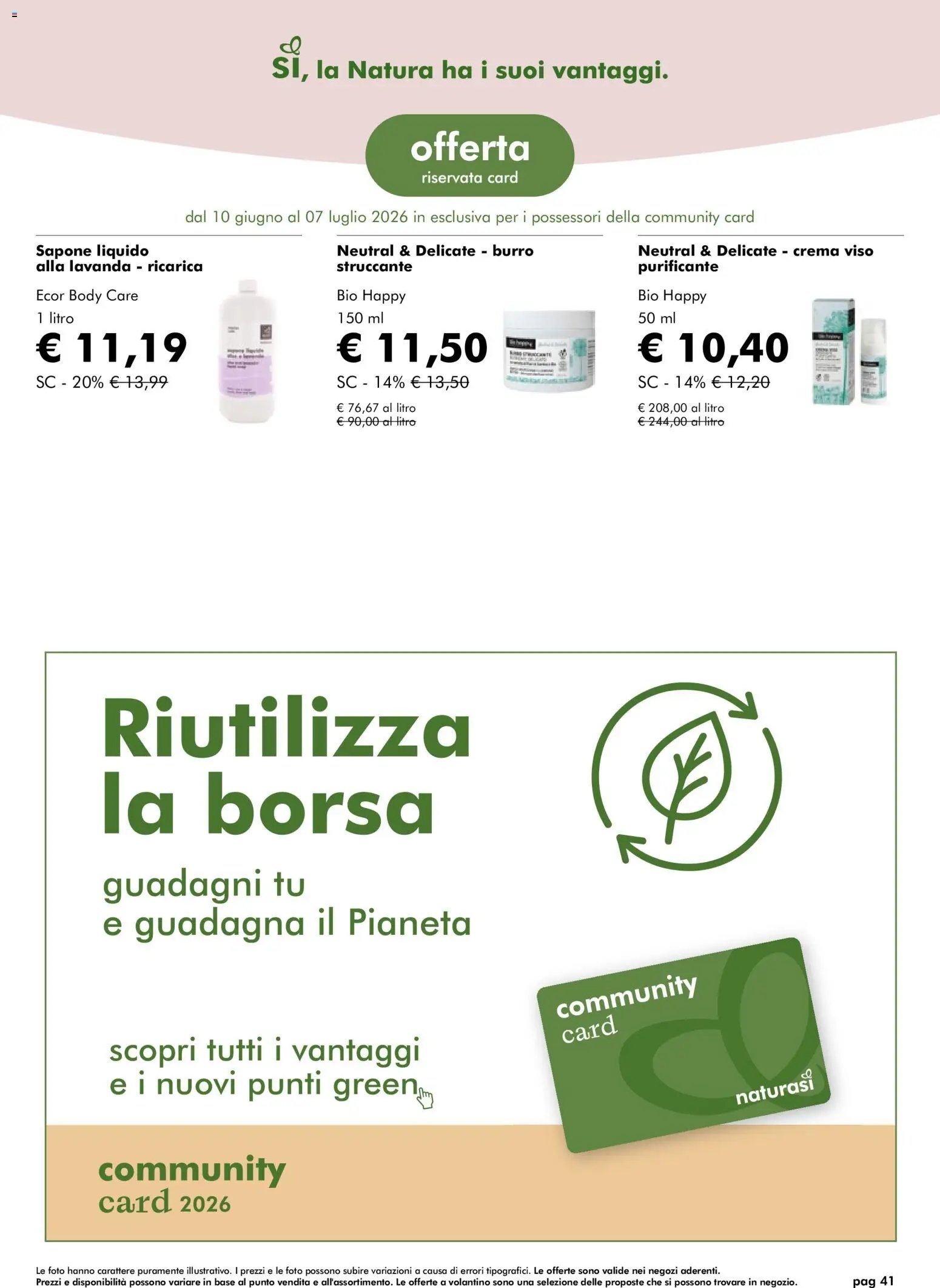 Natura Sì volantino