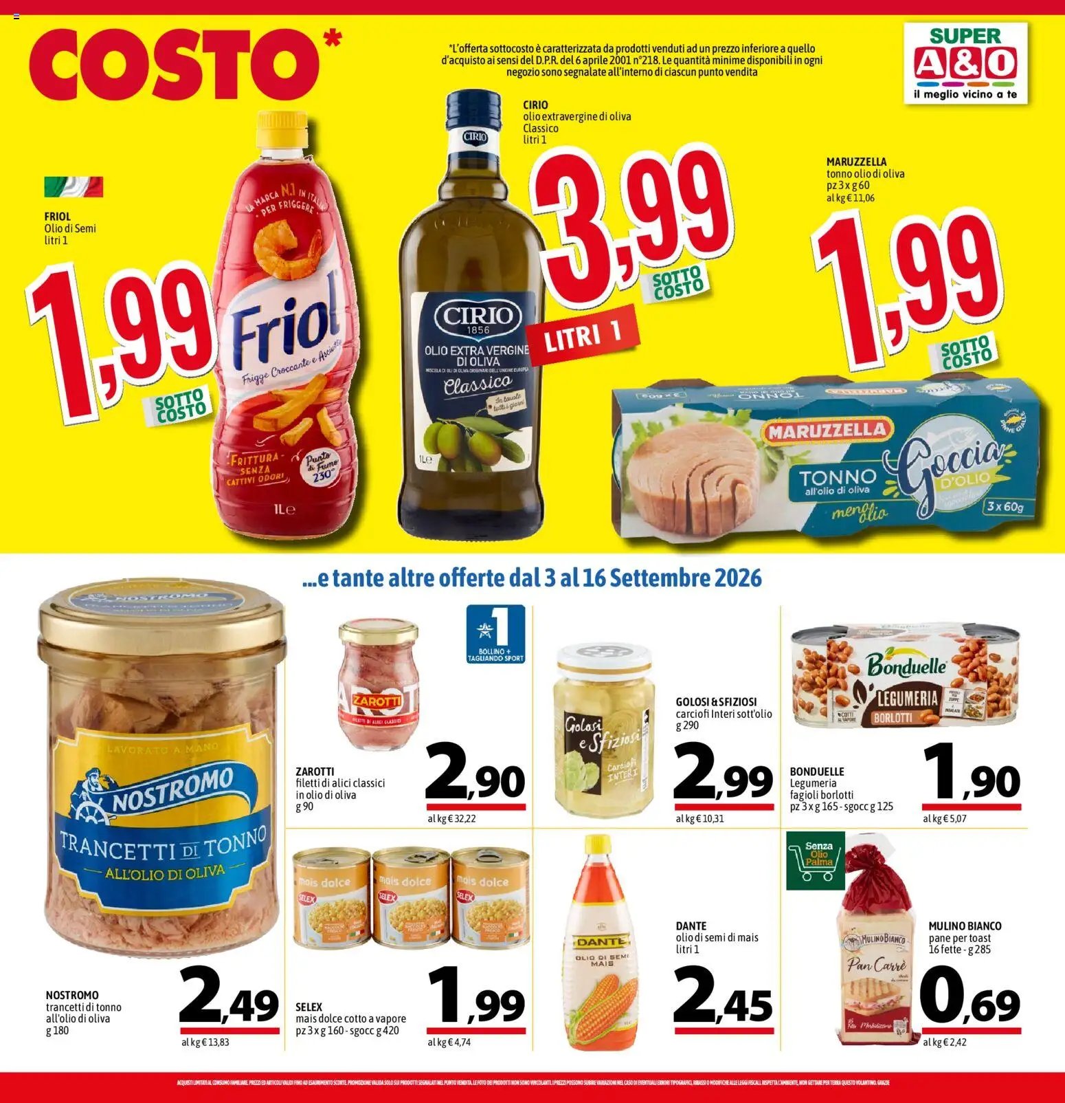 A&O volantino Super