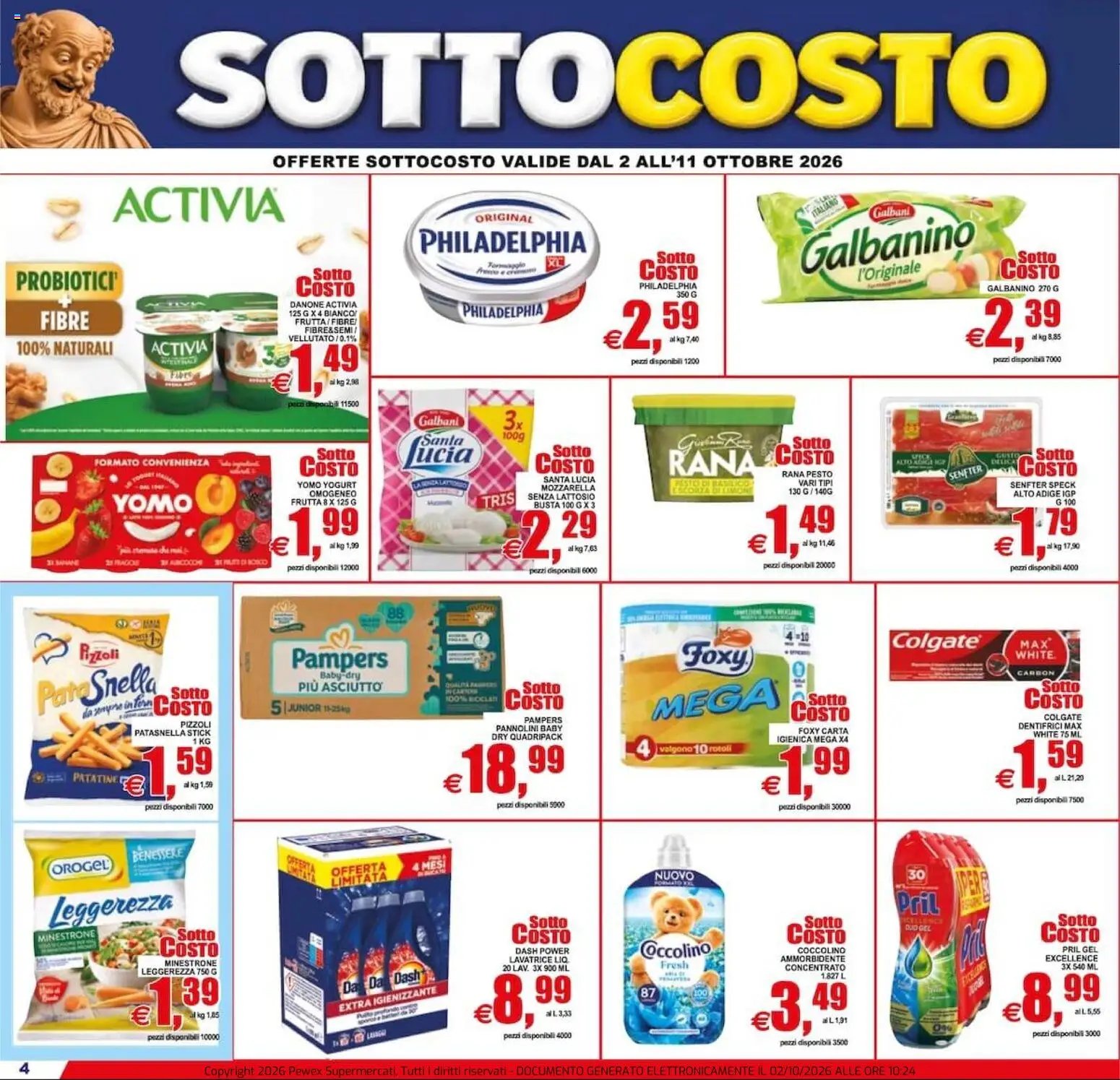 Pewex volantino Ultramercato Irnerio