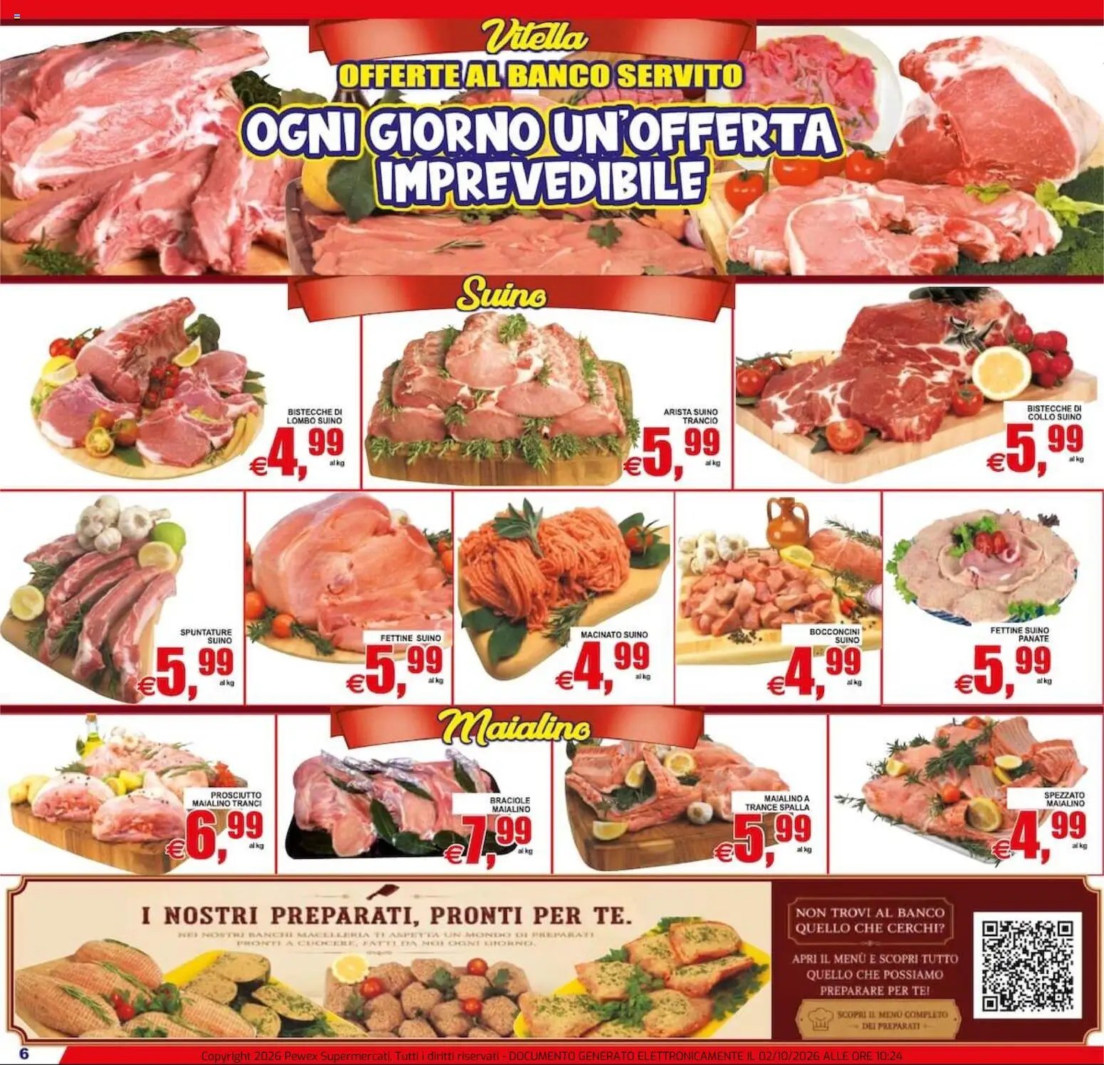 Pewex volantino Ultramercato Irnerio