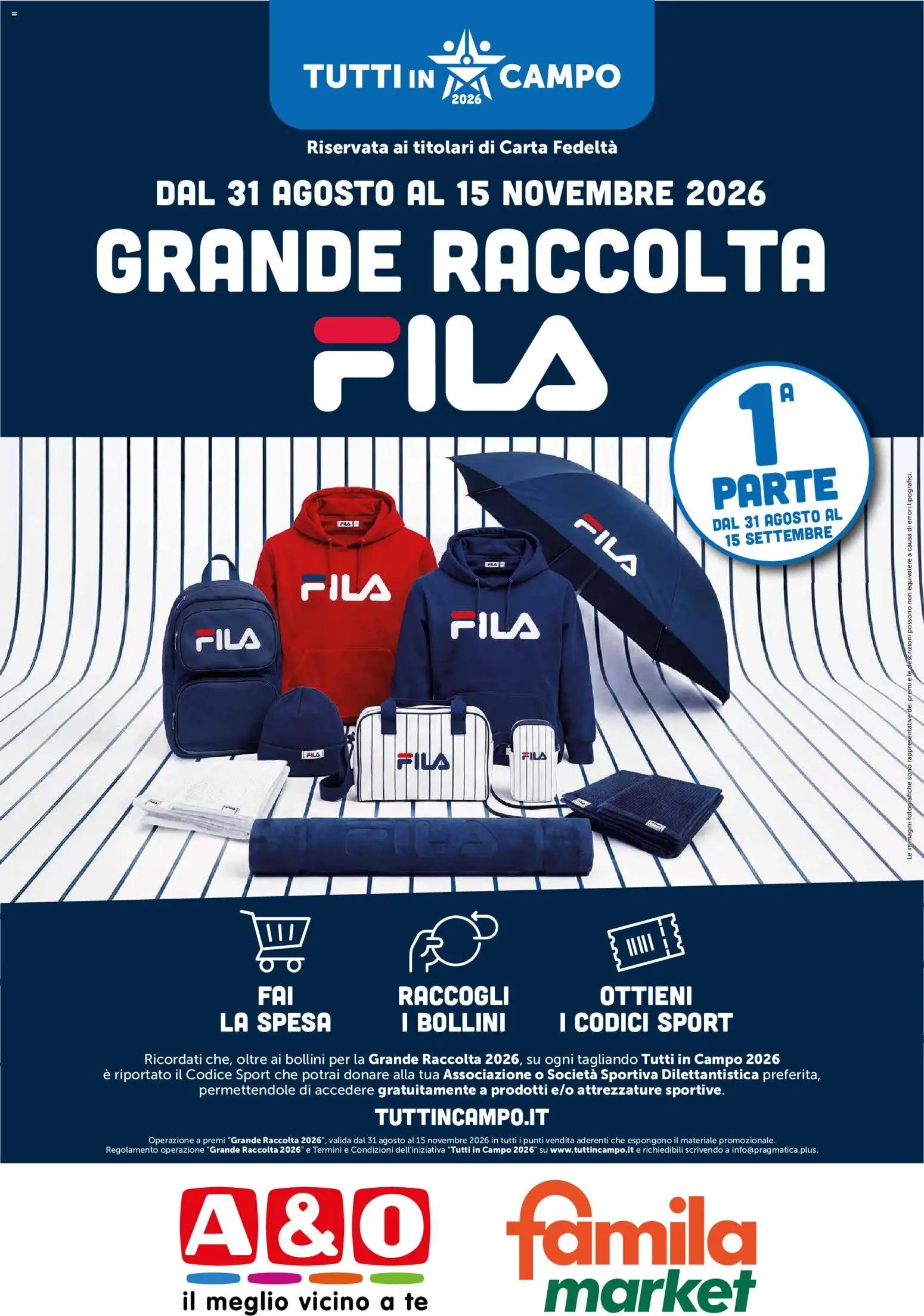 A&O volantino Grande Raccolta Fila