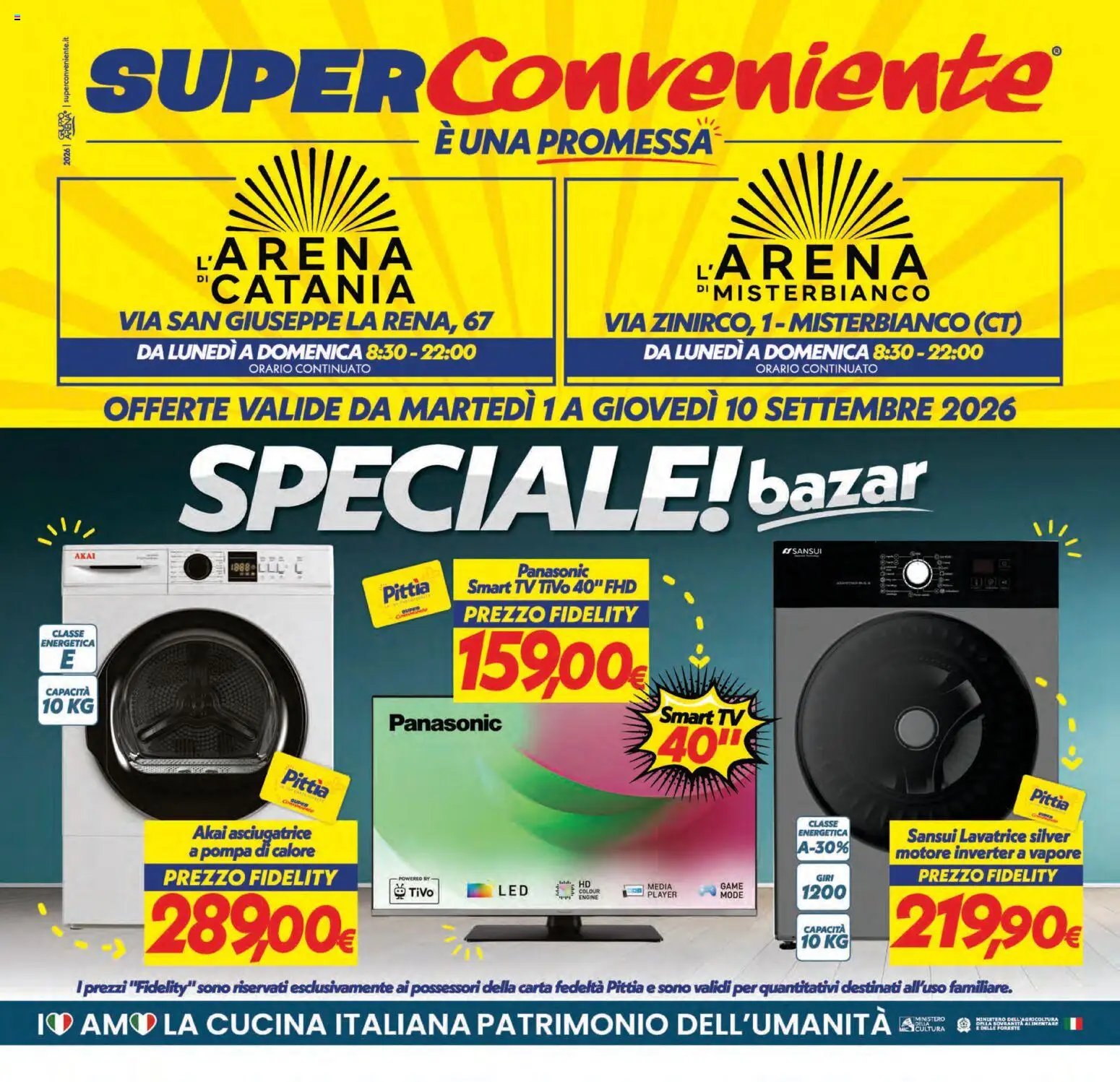 SuperConveniente volantino Catania, Misterbianco