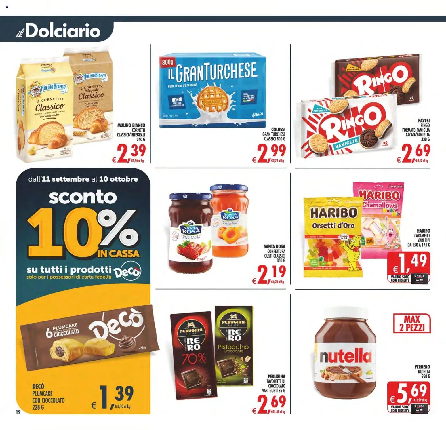 Decò volantino Maxistore, Supermercati Lipari