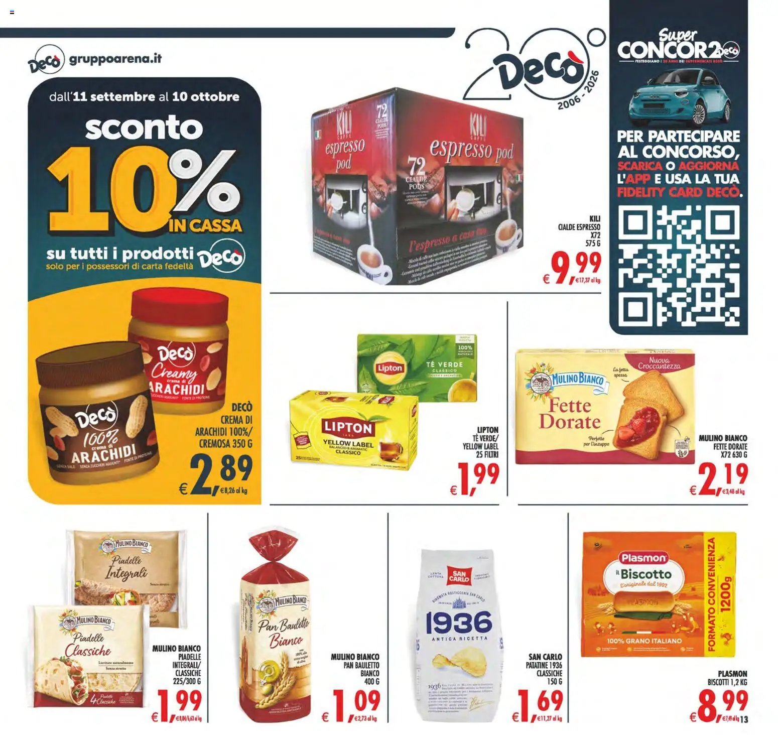 Decò volantino Maxistore, Supermercati Lipari