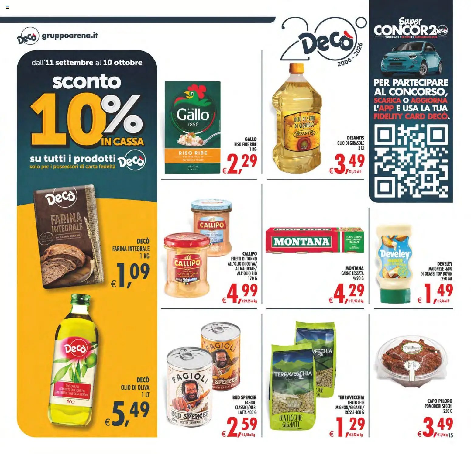 Decò volantino Maxistore, Supermercati Lipari